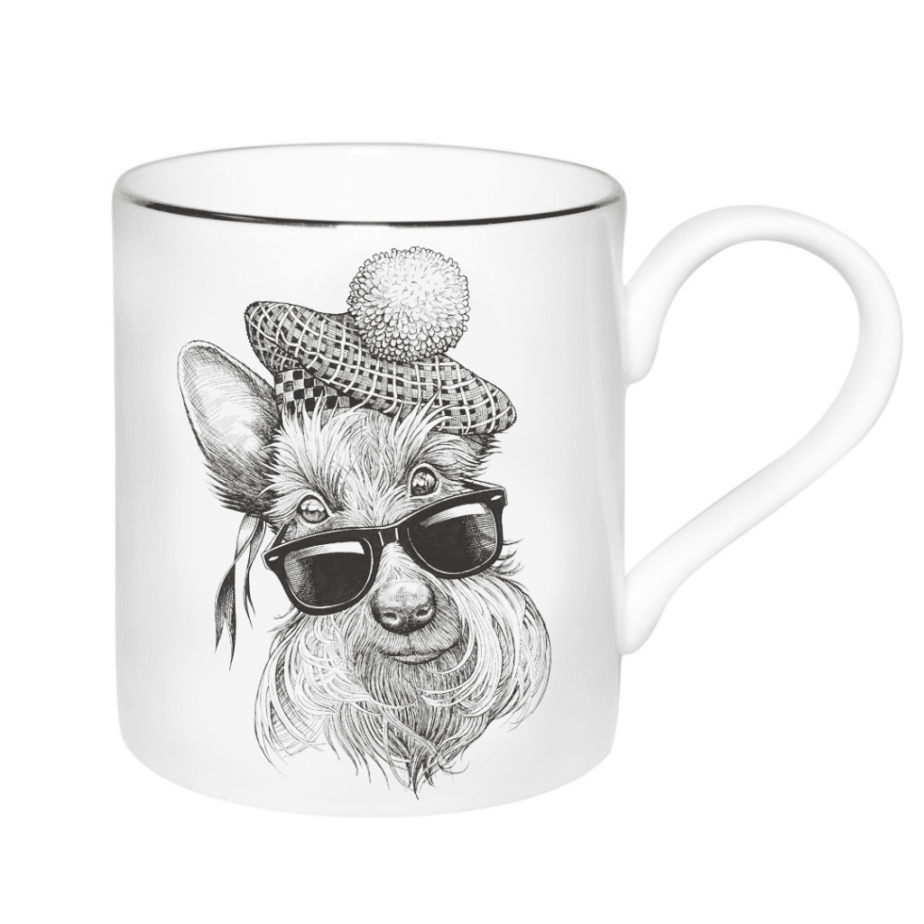 Rory Dobner Hamish Scottish Terrier Majestic Mug, Fortnum & Mason