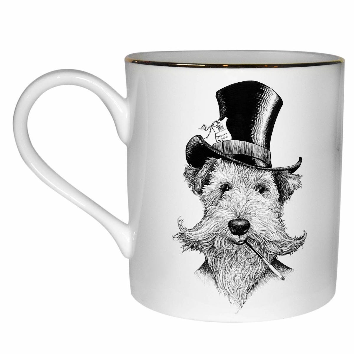 Rory Dobner Sir Lancelot Welsh Terrier Majestic Mug, Fortnum & Mason
