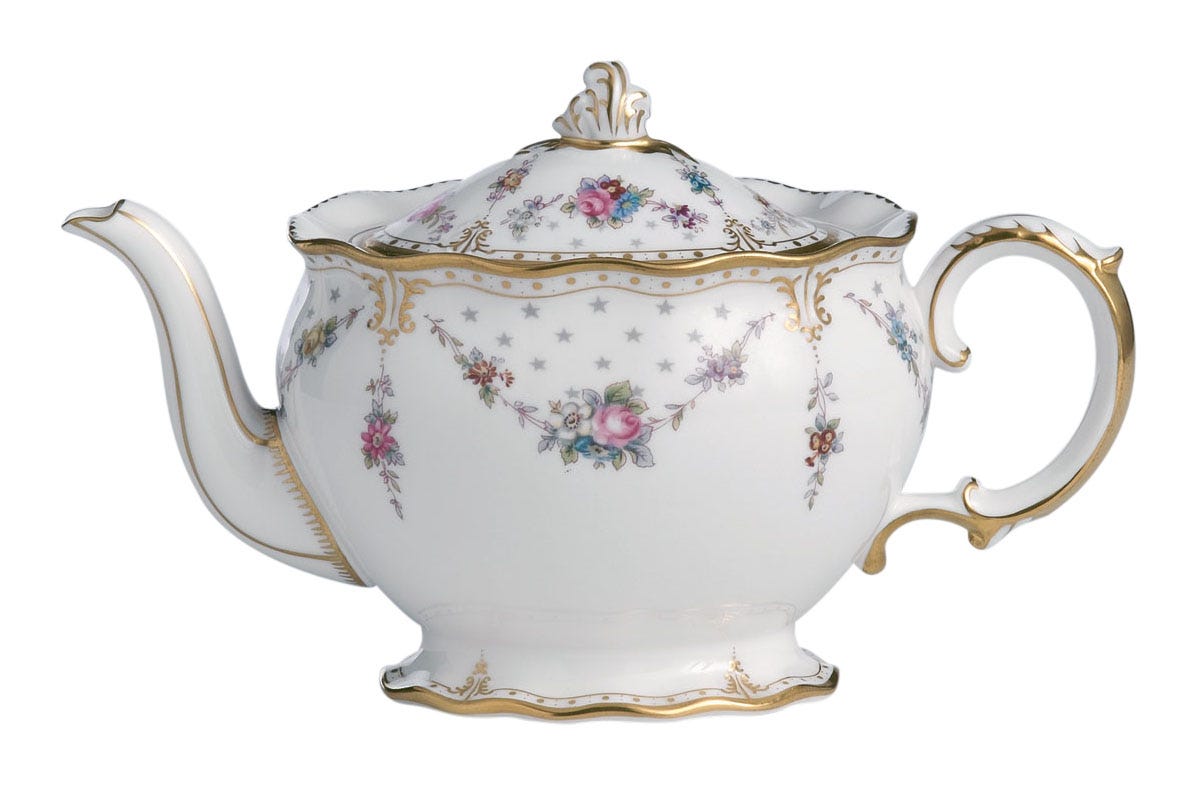 Royal Crown Derby Royal Antoinette Teapot, Fortnum & Mason
