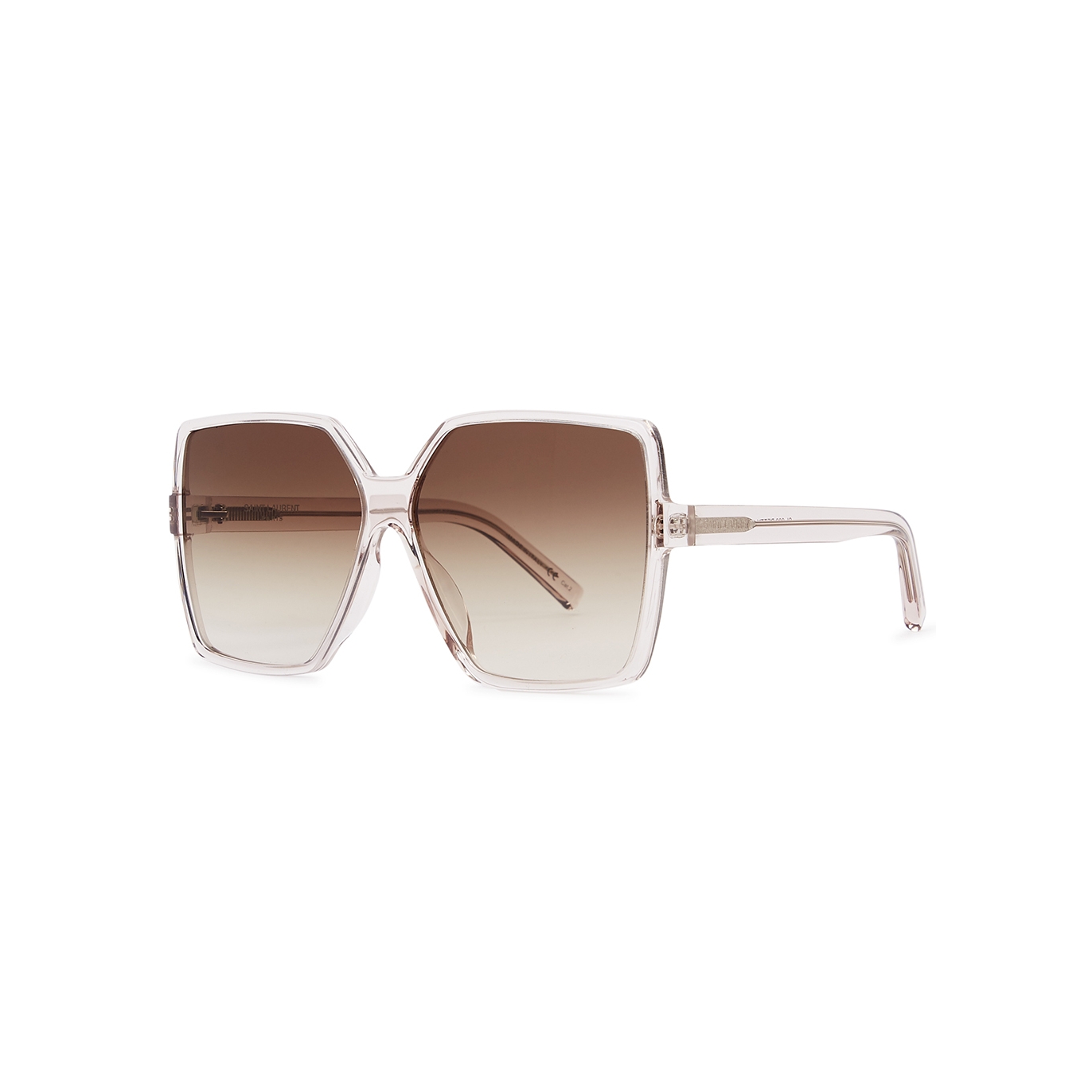 Saint Laurent Betty Oversized Sunglasses, Designer Sunglasses, Brown