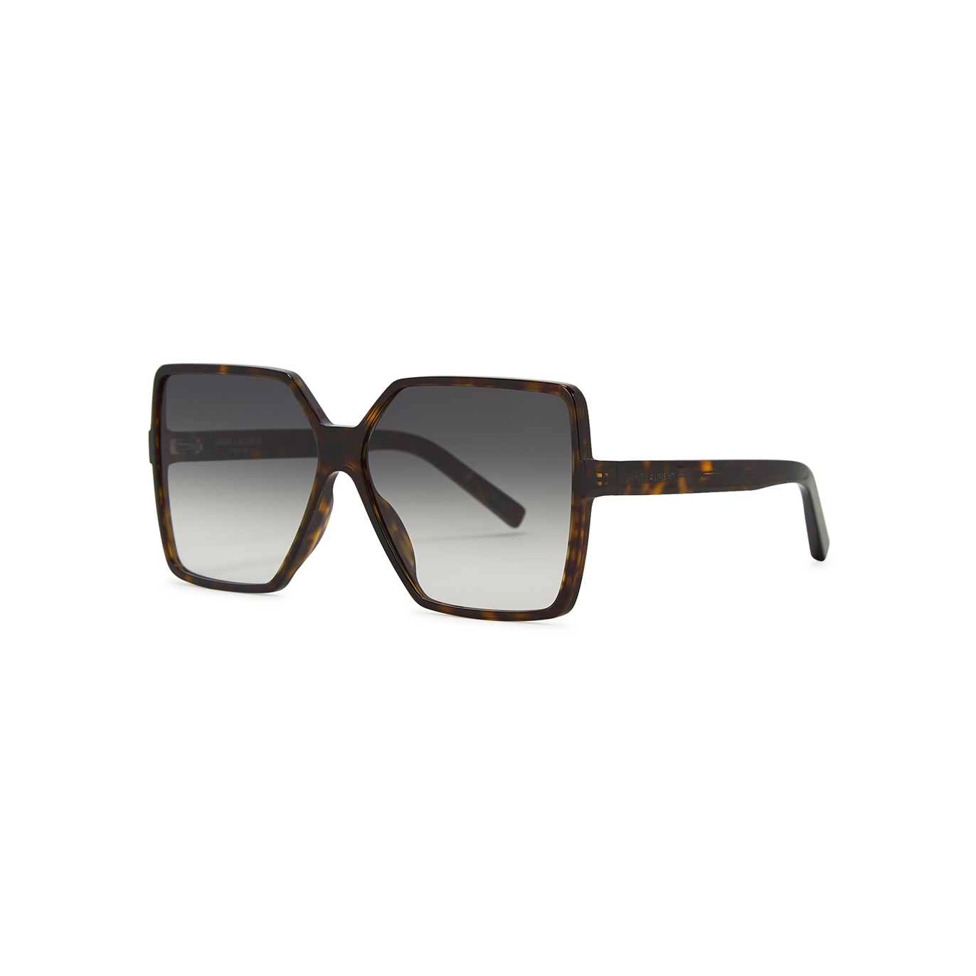 Saint Laurent Betty Tortoiseshell Oversized Sunglasses - Brown