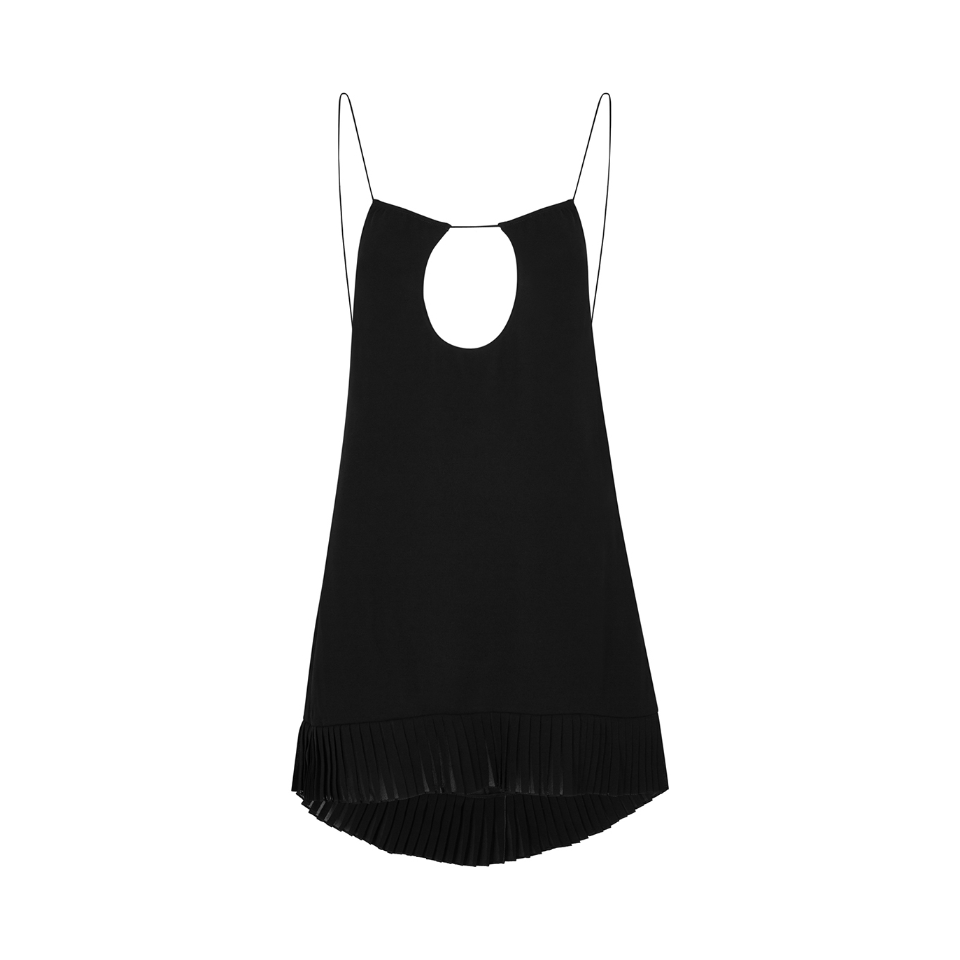 Saint Laurent Black Cut-out Mini Dress - 8