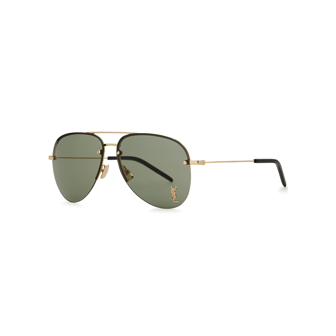 Saint Laurent Gold-tone Rimless Aviator-style Sunglasses, Sunglasses