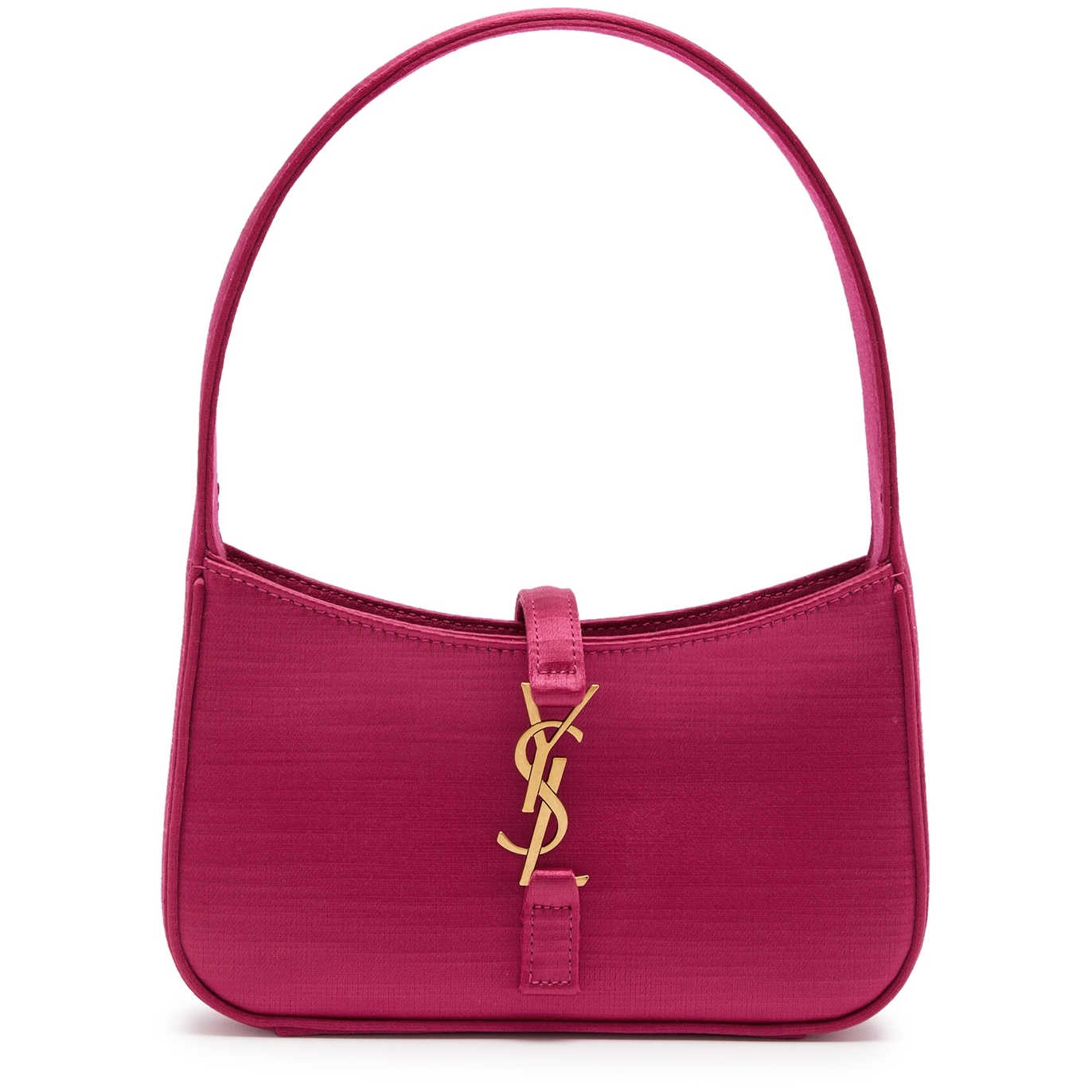 Saint Laurent Le 5 à 7 Mini Satin Shoulder Bag - Pink