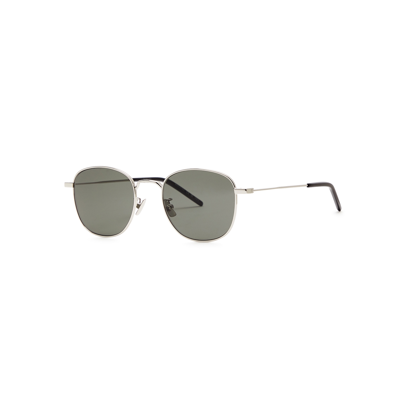 Saint Laurent Oval-frame Sunglasses - Silver