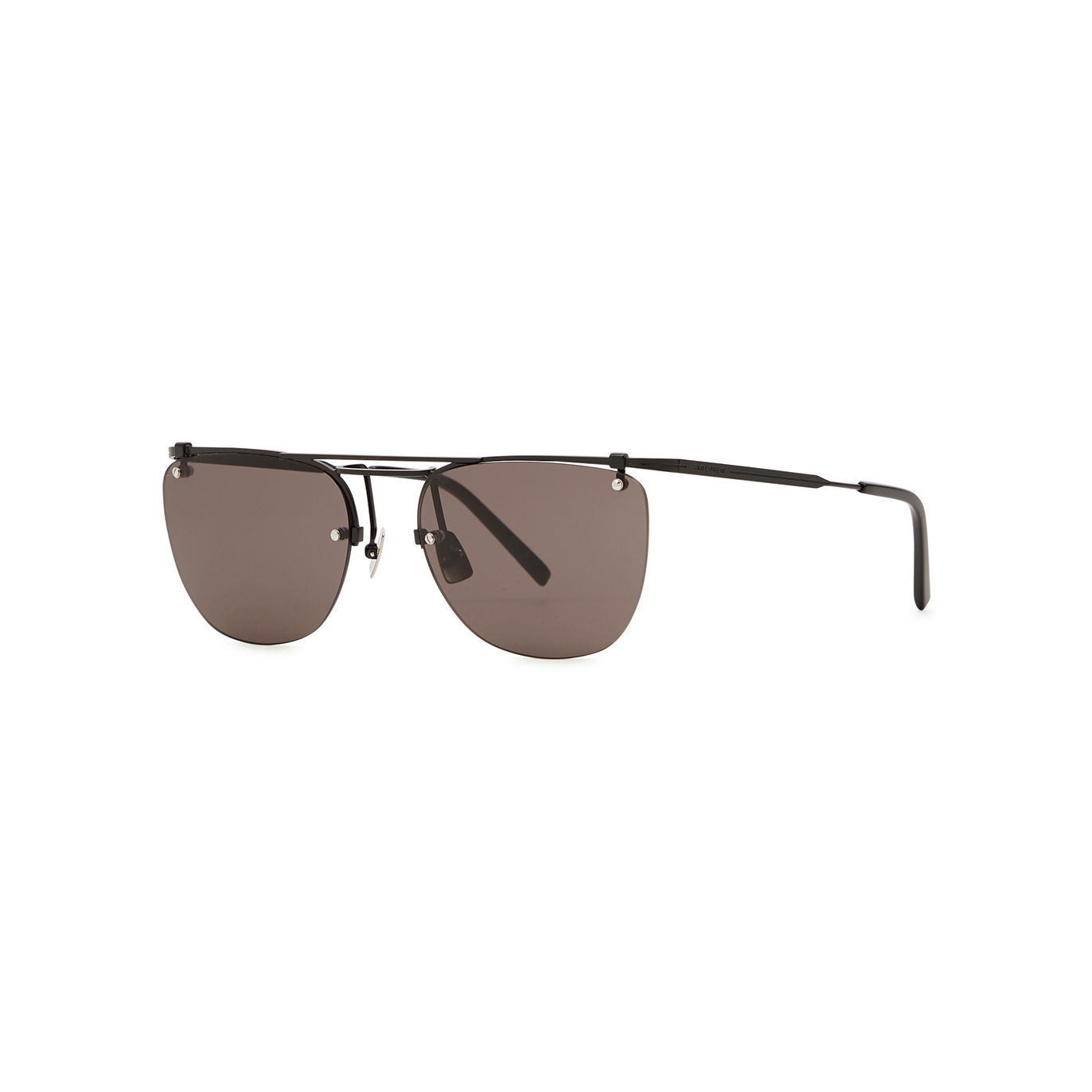 Saint Laurent Rimless Round-frame Sunglasses - Black