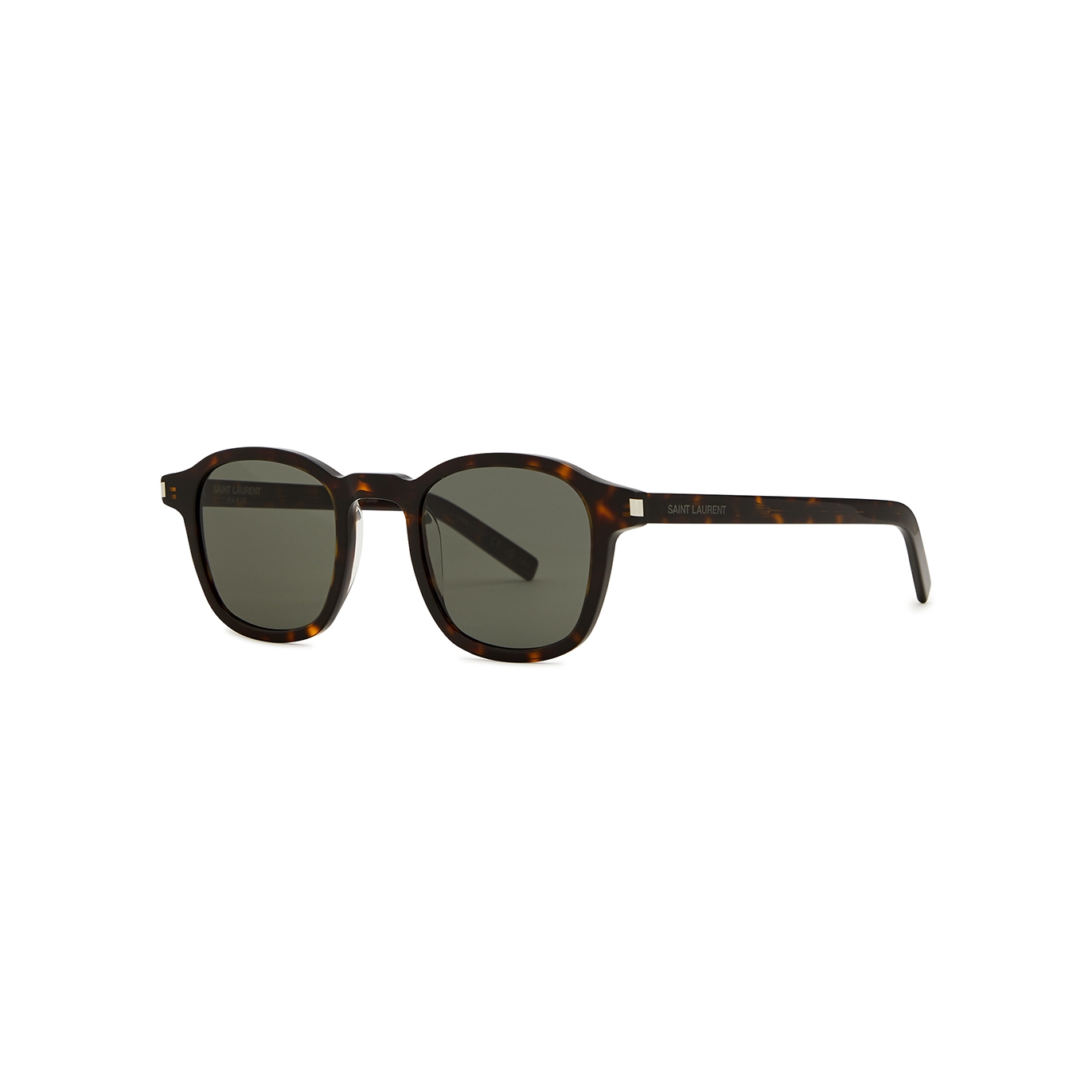 Saint Laurent Round-frame Sunglasses, Sunglasses, Designer-engraved - Grey