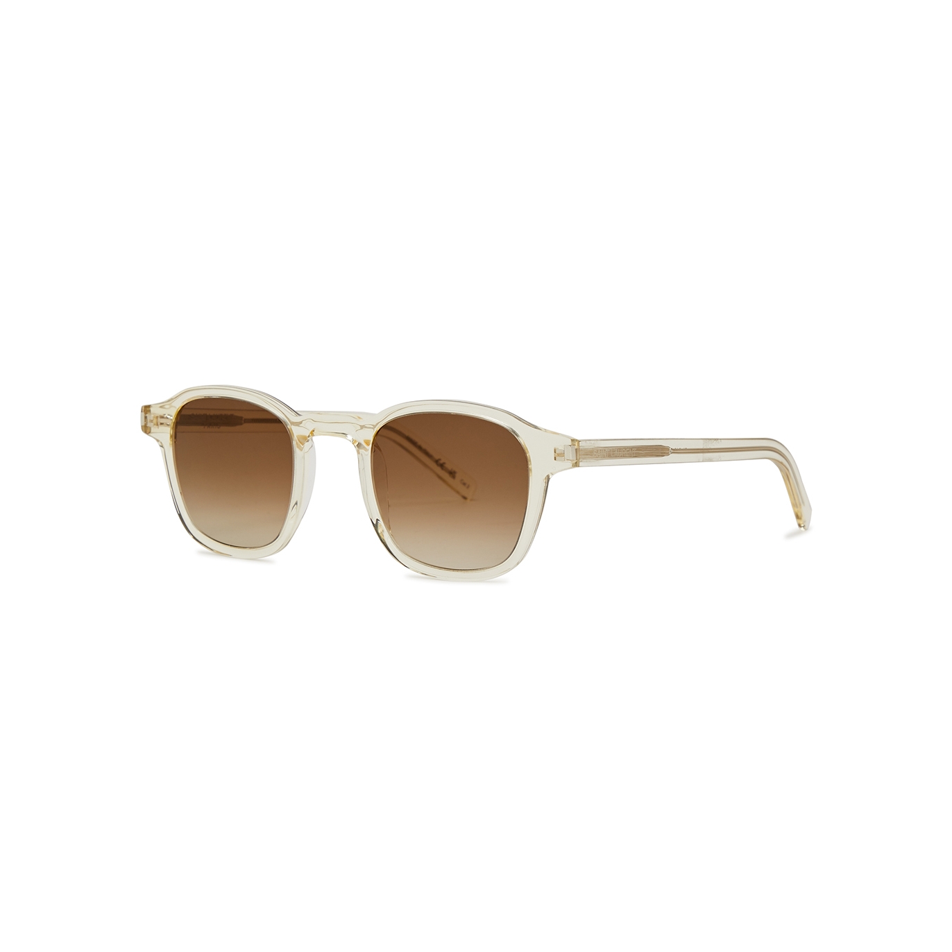 Saint Laurent Round-frame Sunglasses, Sunglasses, Graduated Lenses - Brown