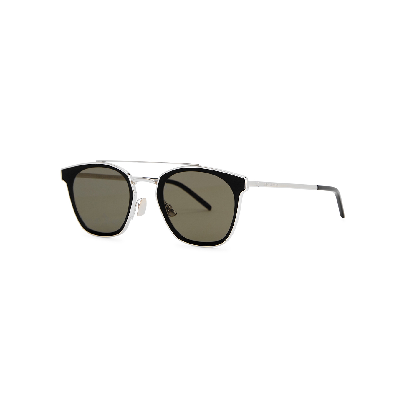 Saint Laurent SL28 Silver-tone Wayfarer-style Sunglasses, Sunglasses