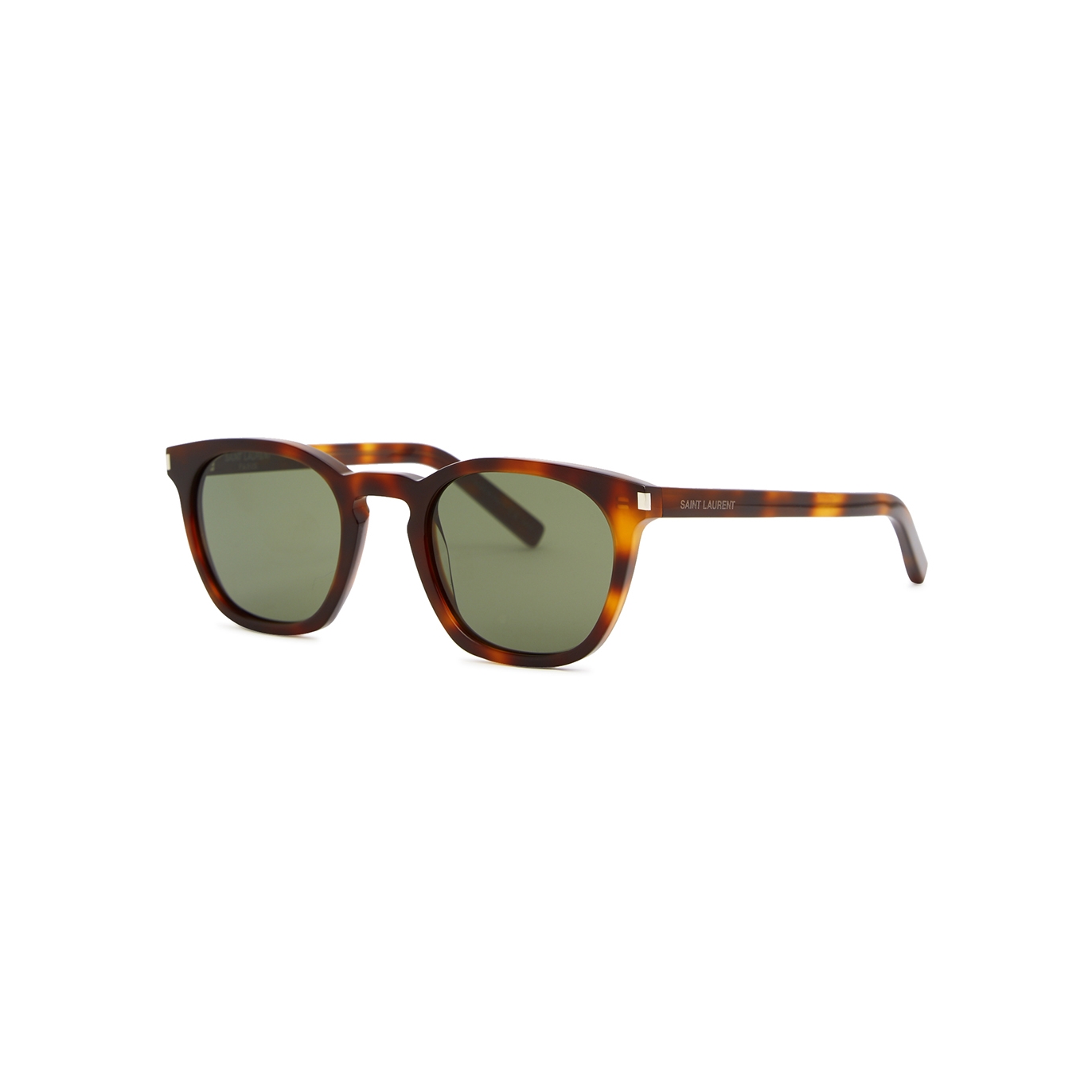 Saint Laurent SL28 Tortoiseshell Wayfarer-Style, Sunglasses, Brown
