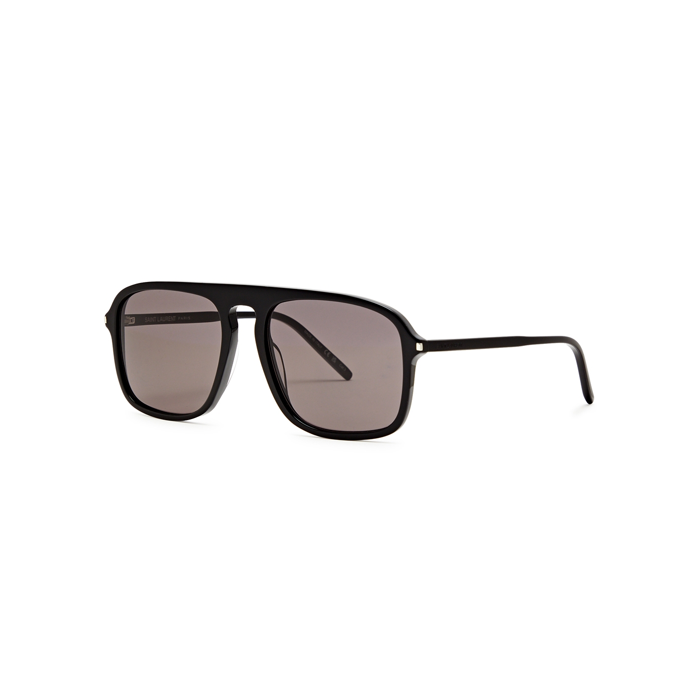 Saint Laurent SL590 Aviator-style Sunglasses - Black