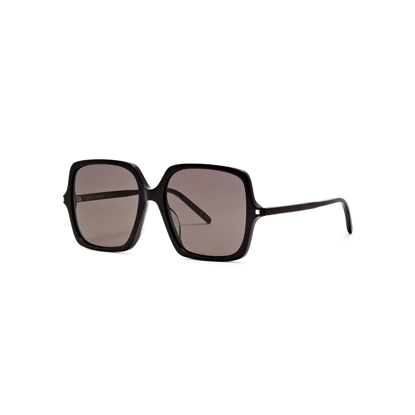 Saint Laurent SL591 Oversized Square-frame Sunglasses - Black