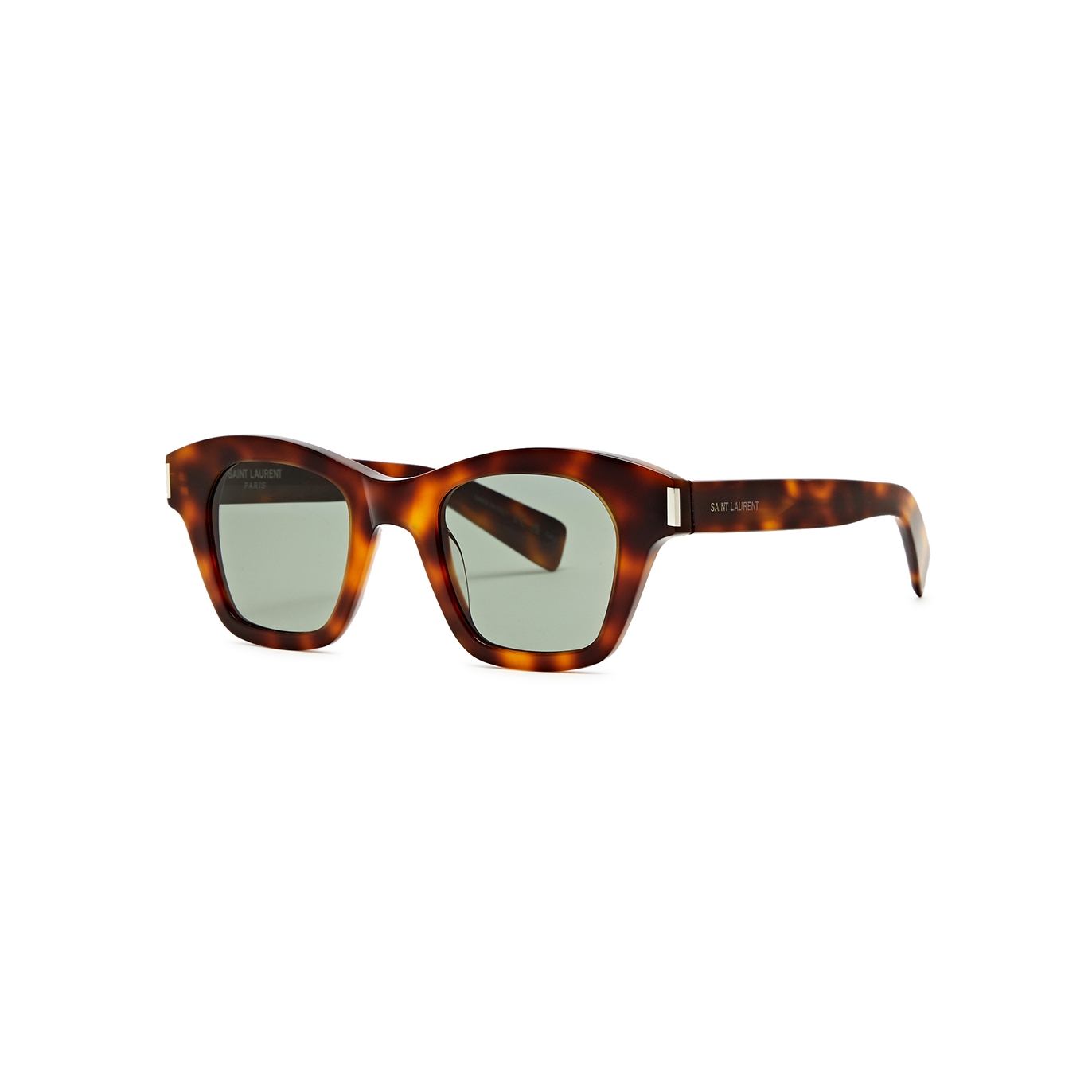 Saint Laurent SL592 Square-frame Sunglasses - Brown