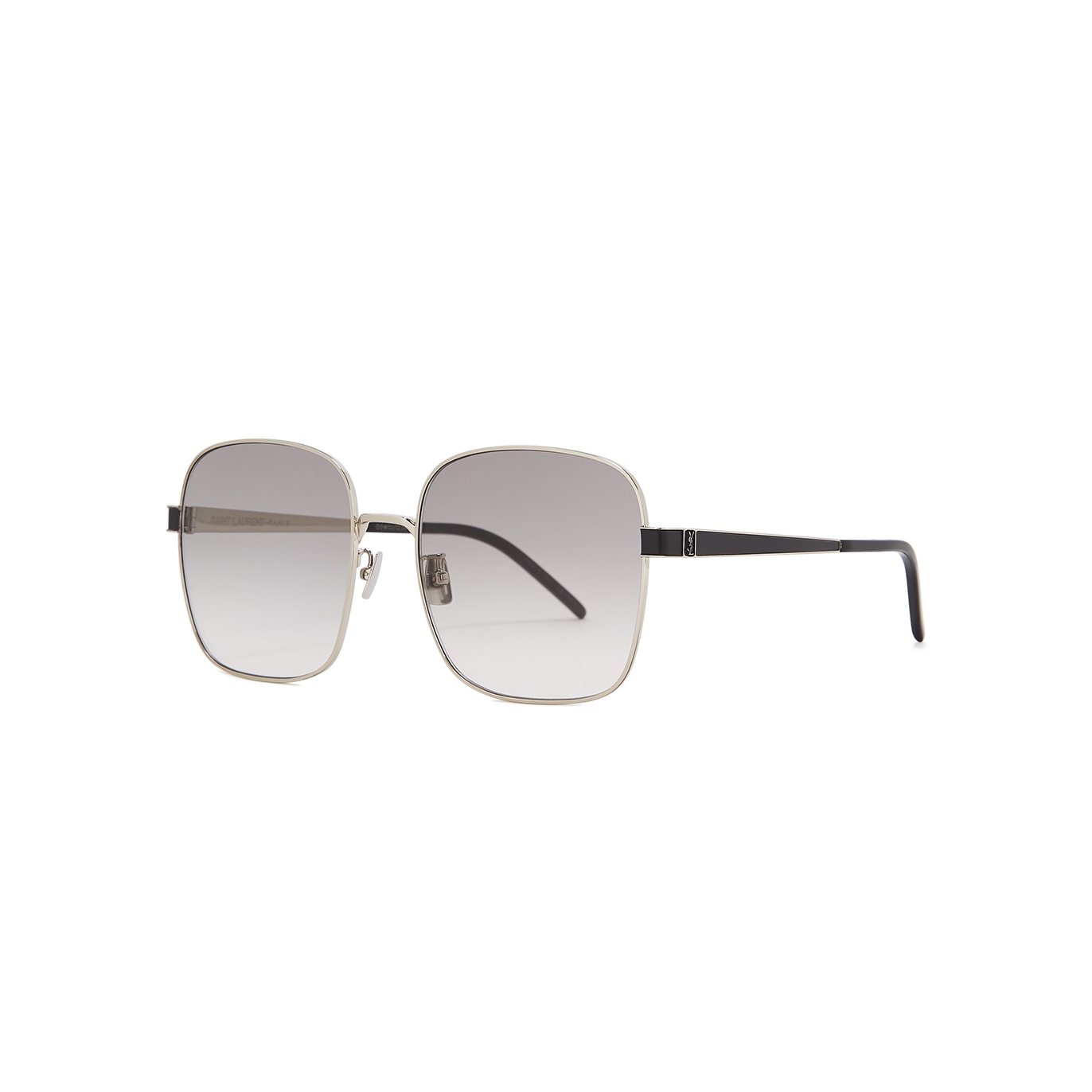 Saint Laurent SLM75 Silver-tone Oversized Sunglasses, Sunglasses
