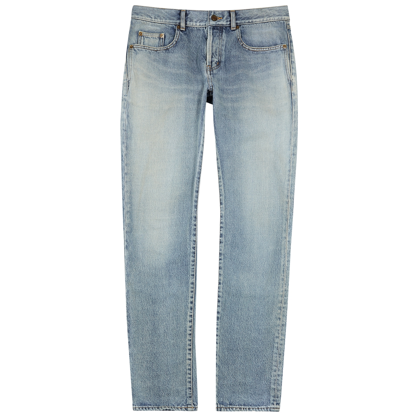 Saint Laurent Slim-leg Jeans - Light Blue - W32