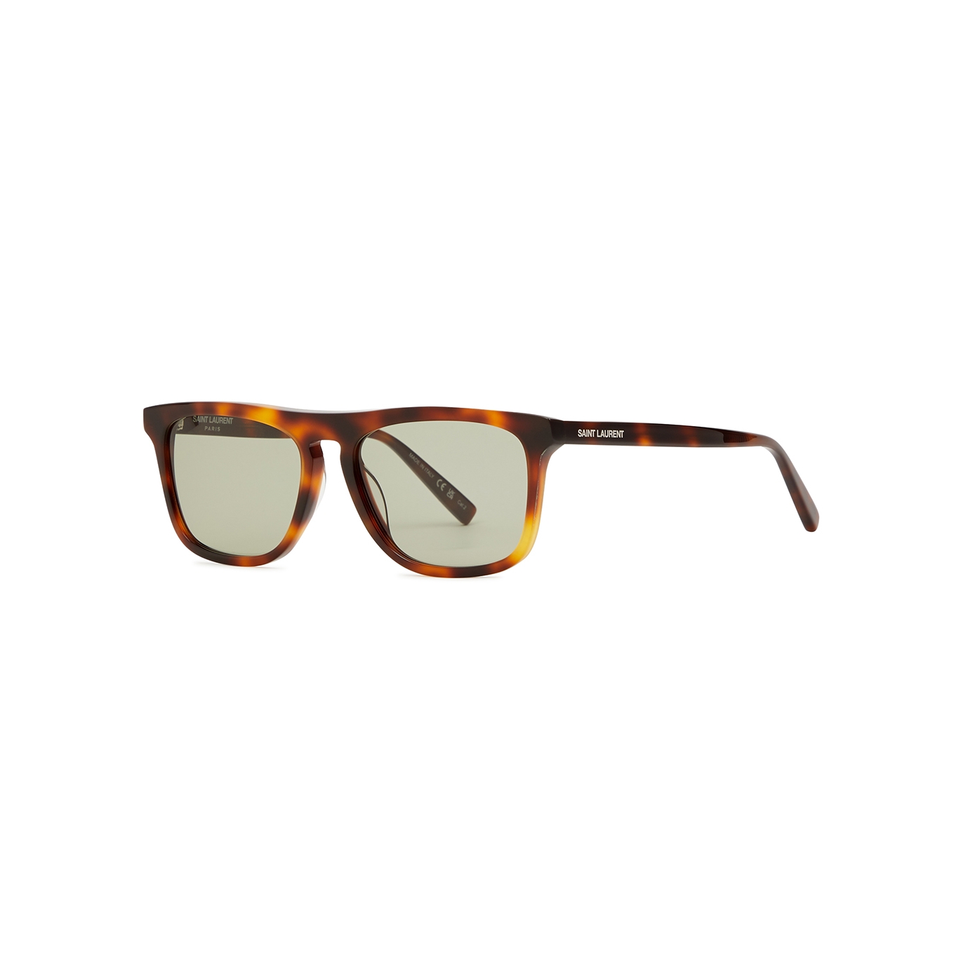 Saint Laurent Square-frame Sunglasses - Brown