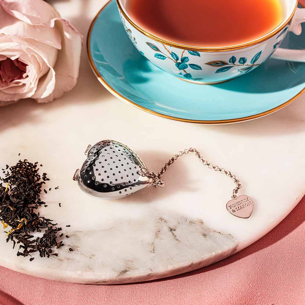 Silver-Plated Heart Tea Infuser, Fortnum & Mason