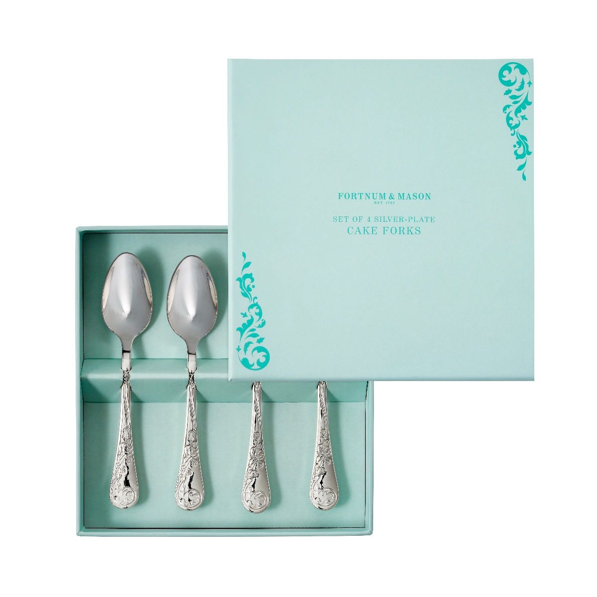 Silver-Plated Teaspoons, Set of 4, Fortnum & Mason