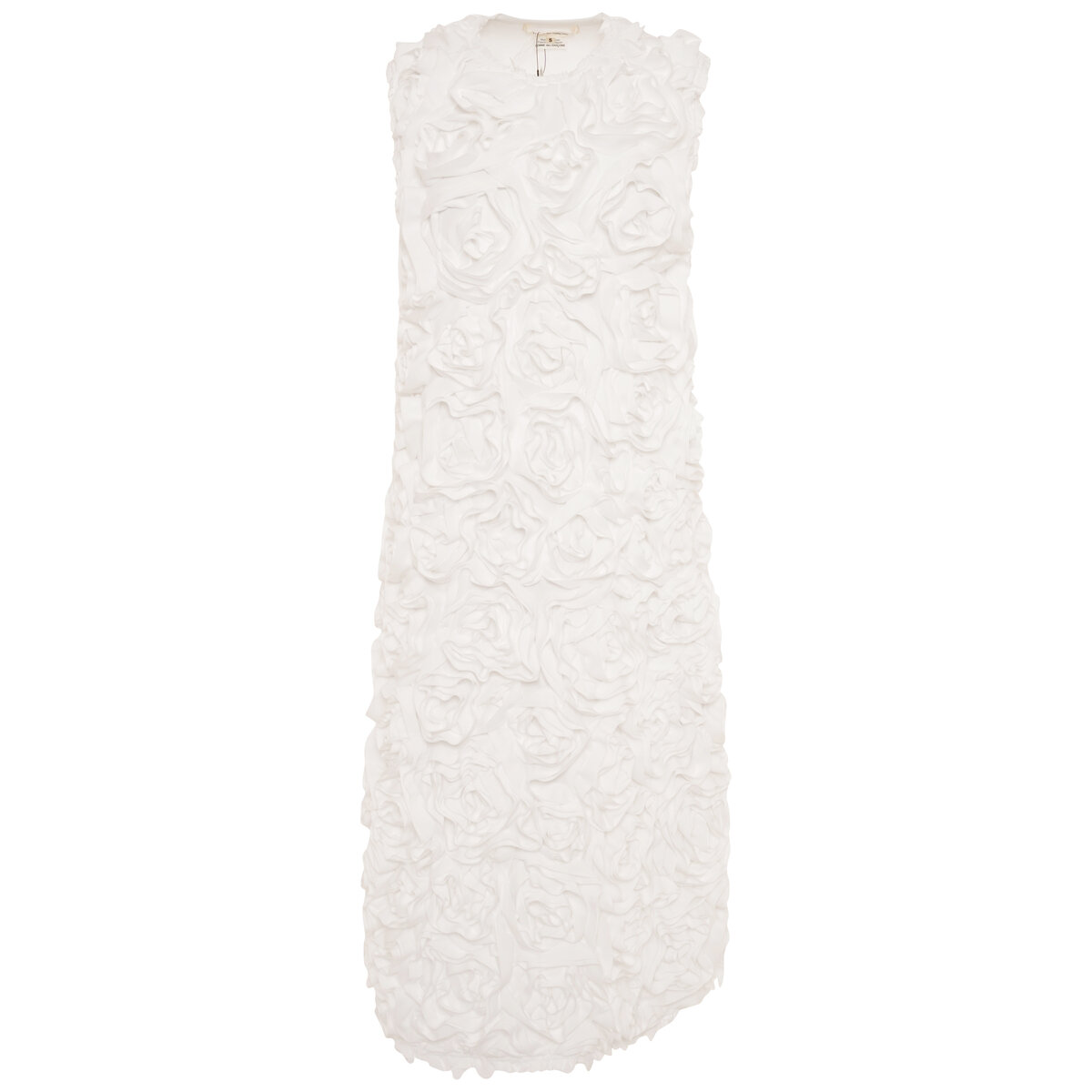Sleeveless Midi Dress S White
