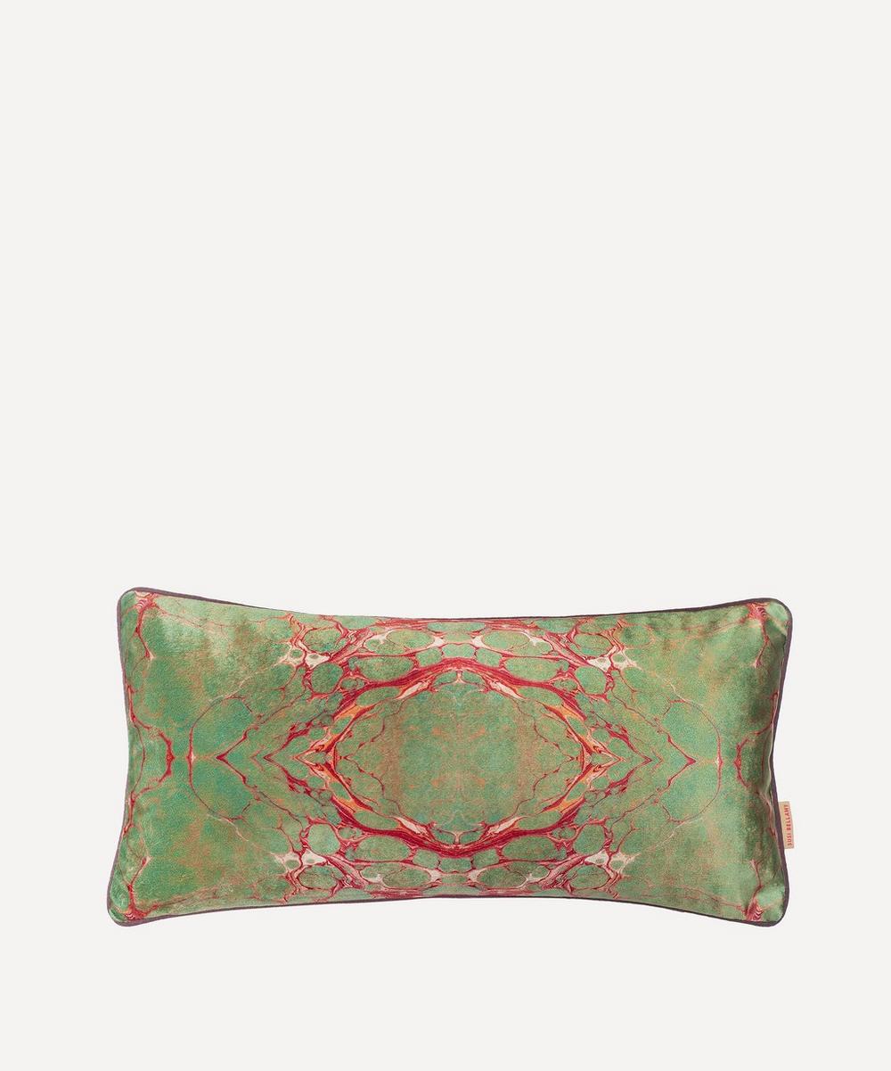 Susi Bellamy Marbled Velvet Oblong Cushion