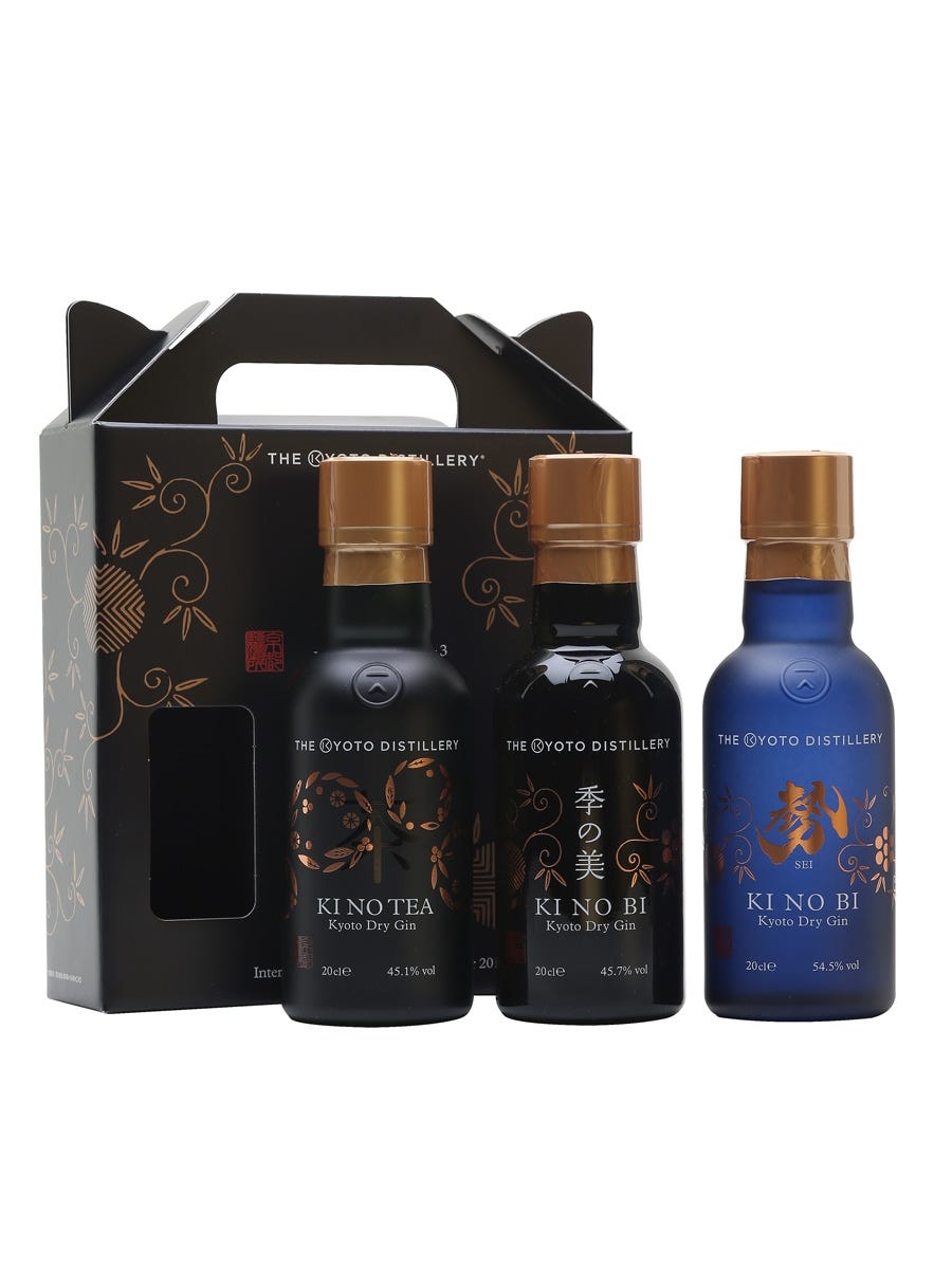 The Kyoto Distillery KI NO BI Gin Gift Set, 3 x 20cl, Fortnum & Mason