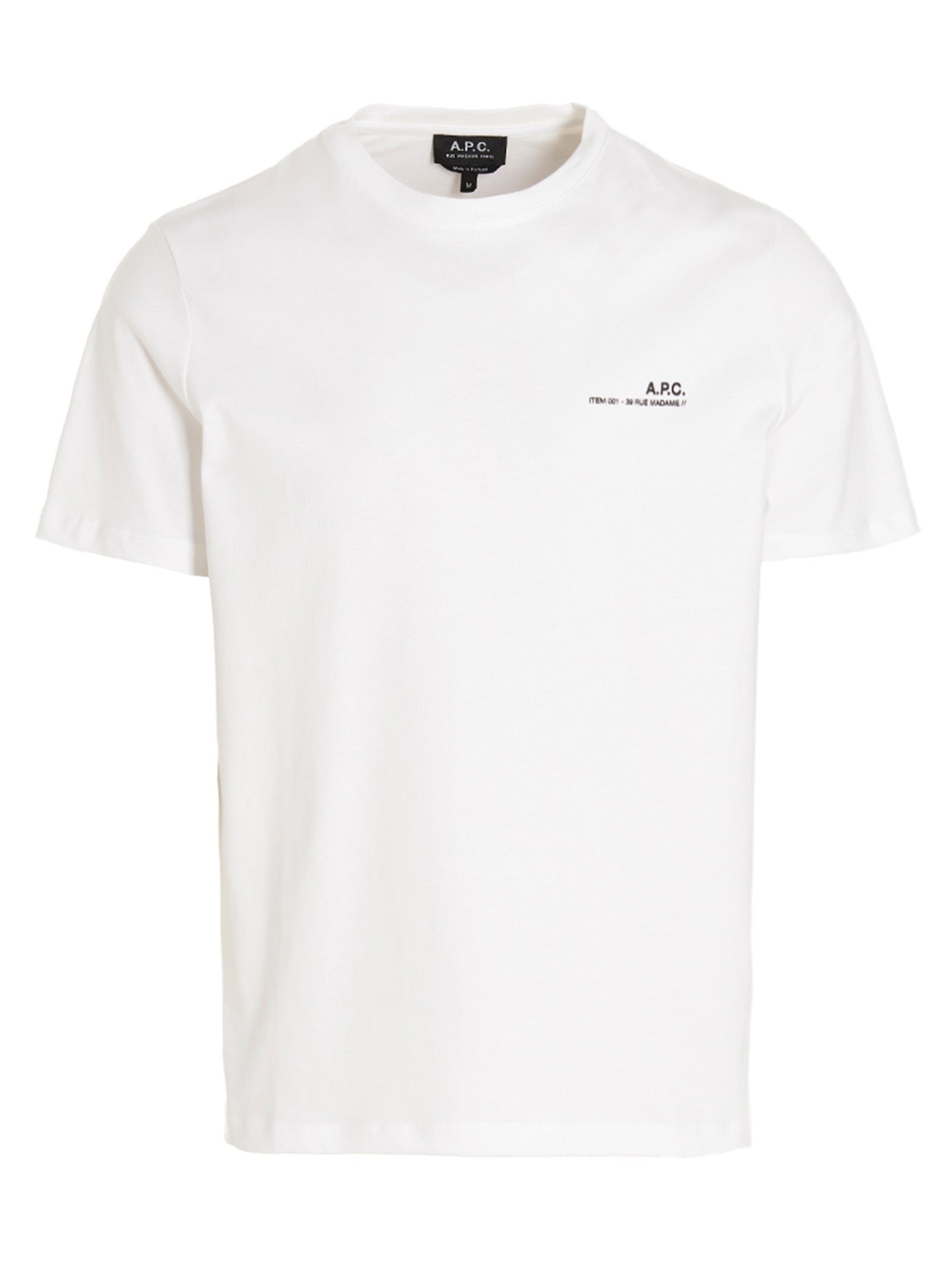 A.P.C-Item T Shirt Bianco-Uomo
