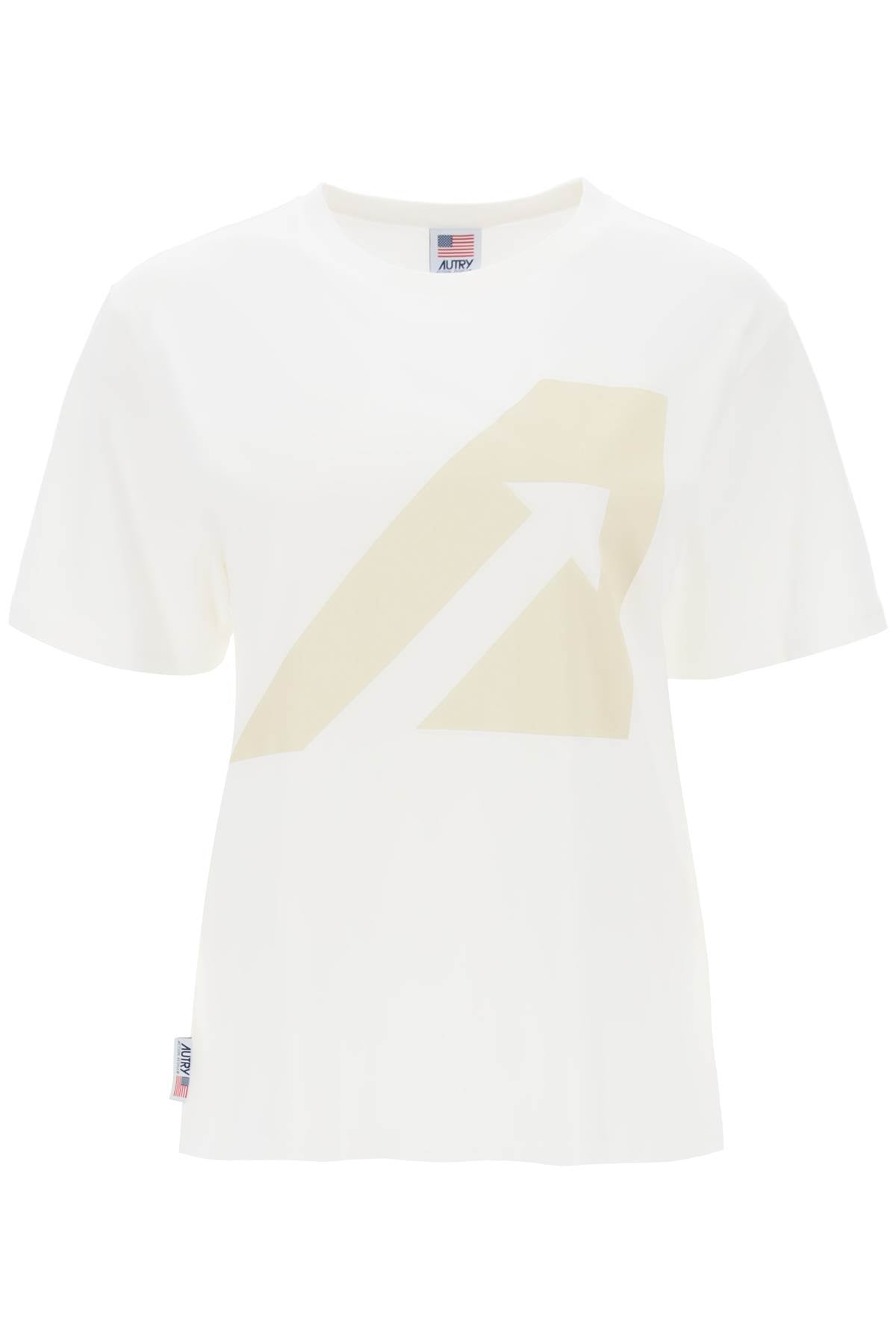 Autry-T Shirt Con Stampa Logo-Donna