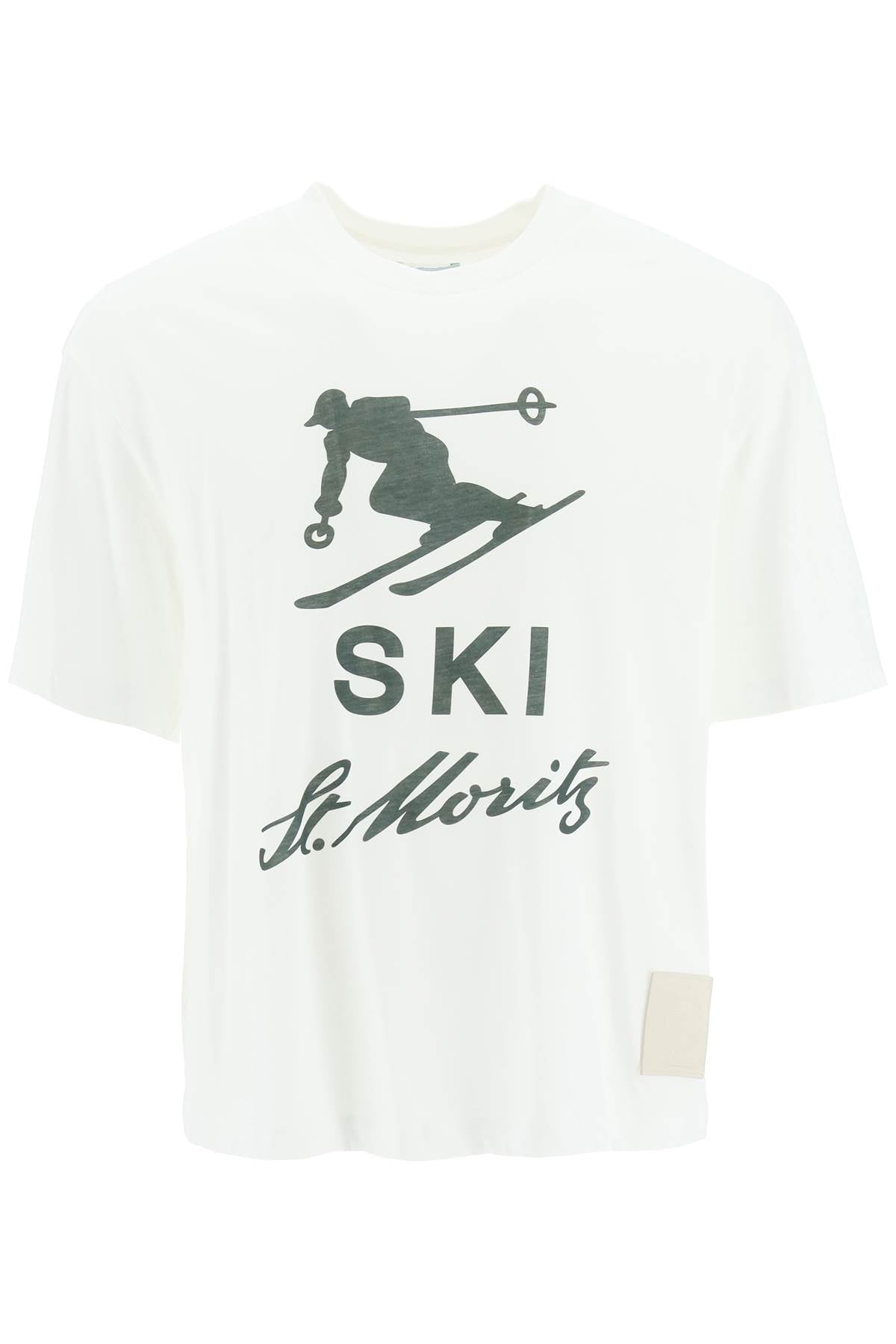 Bally-T Shirt Con Stampa 'Ski St. Moritz'-Uomo
