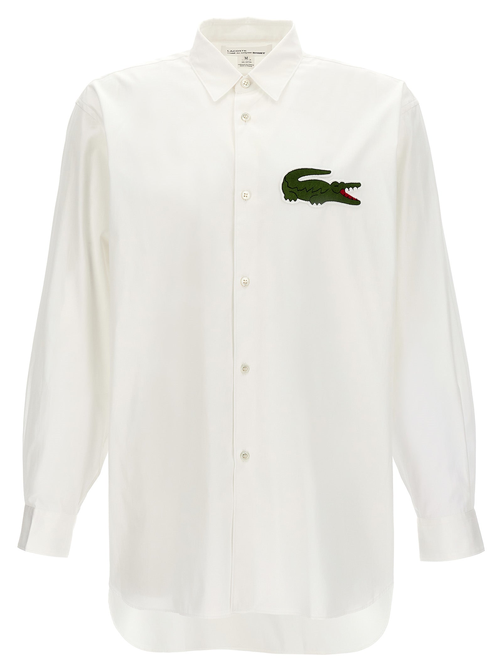 Comme Des GarçOns Shirt-Comme Des GarçOns Shirt X Lacoste Shirt Camicie Bianco-Uomo