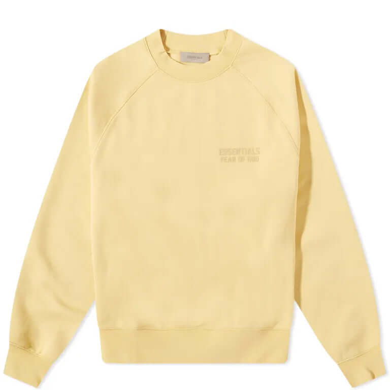 Fear Of God Essentials Crewneck Sweatshirt Light Tuscan Size XS