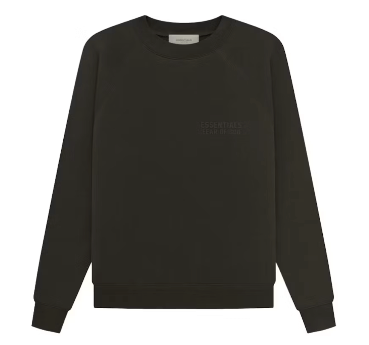 Fear Of God Essentials Crewneck Sweatshirt Off Black Size XXS
