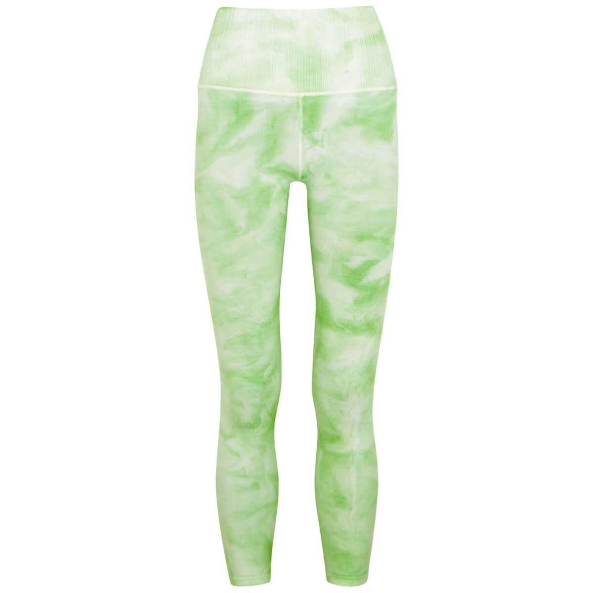 Free People Movement Good Karma Tie-dyed Stretch-jersey Leggings - Green - XS/S