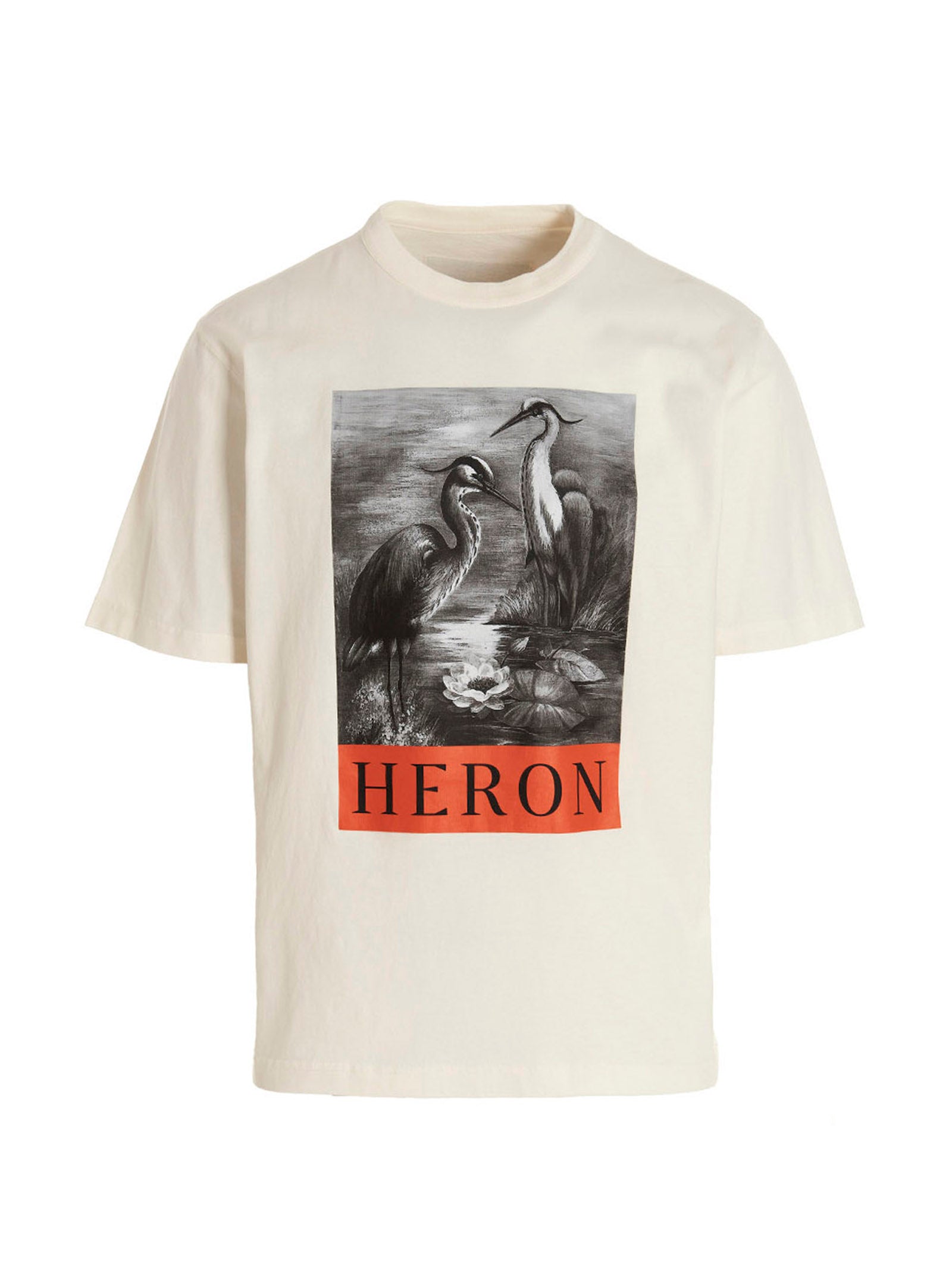 Heron Preston-'NF Heron' T Shirt Bianco-Uomo
