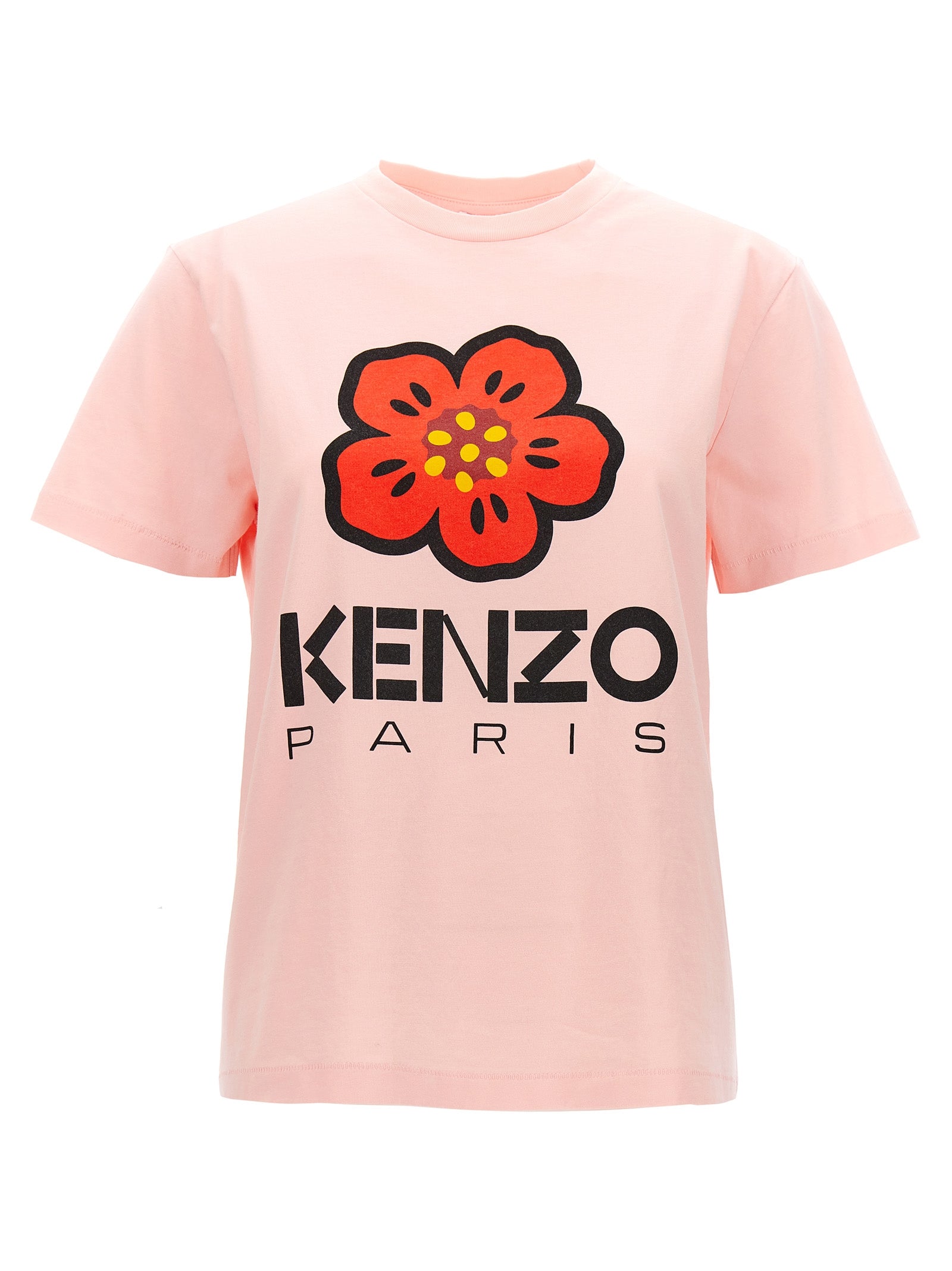 Kenzo-Kenzo Paris T Shirt Rosa-Donna