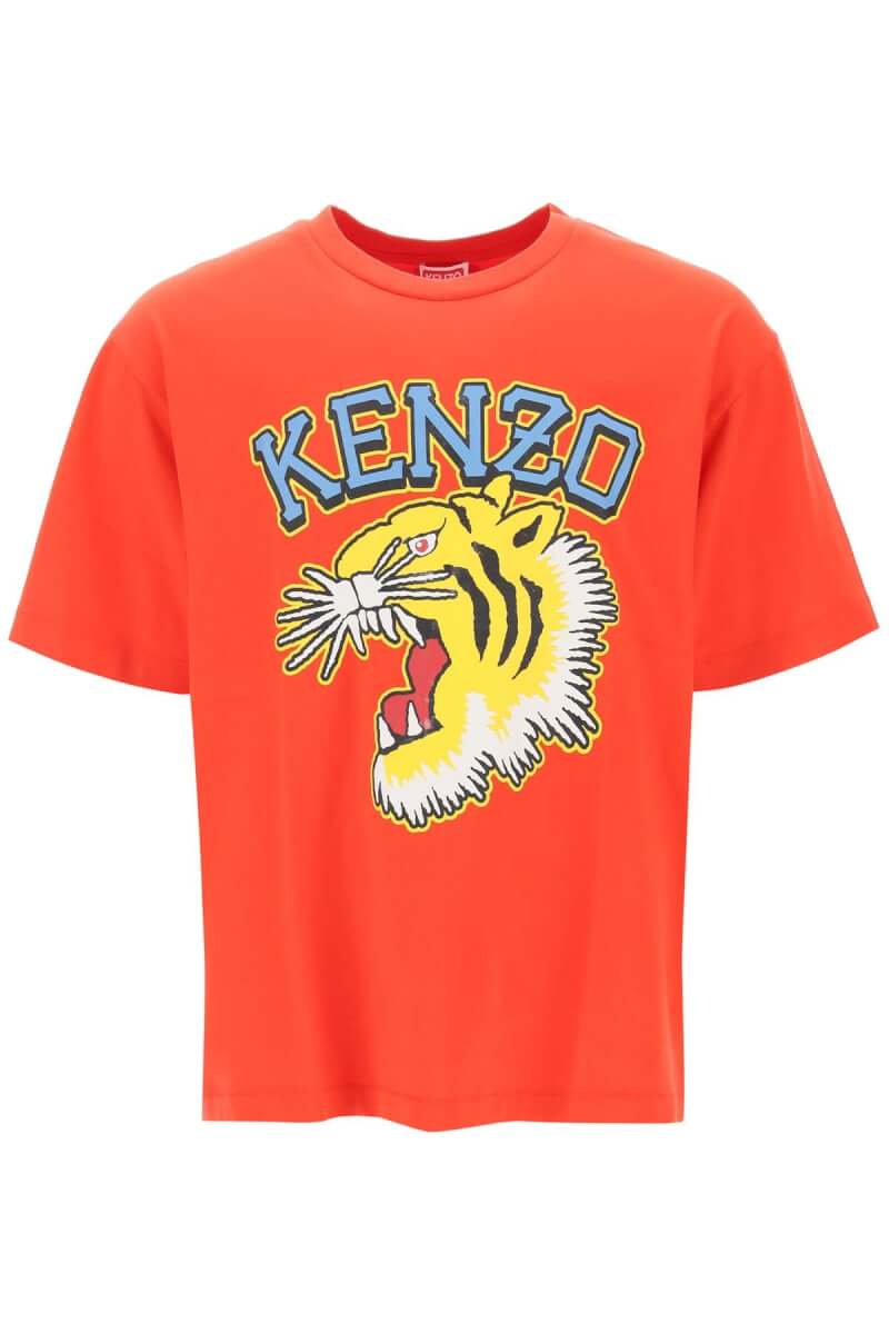 Kenzo-T Shirt Oversize Tiger Varsity Jungle-Uomo