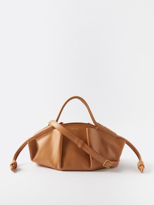 Loewe - Paseo Small Leather Shoulder Bag - Womens - Tan
