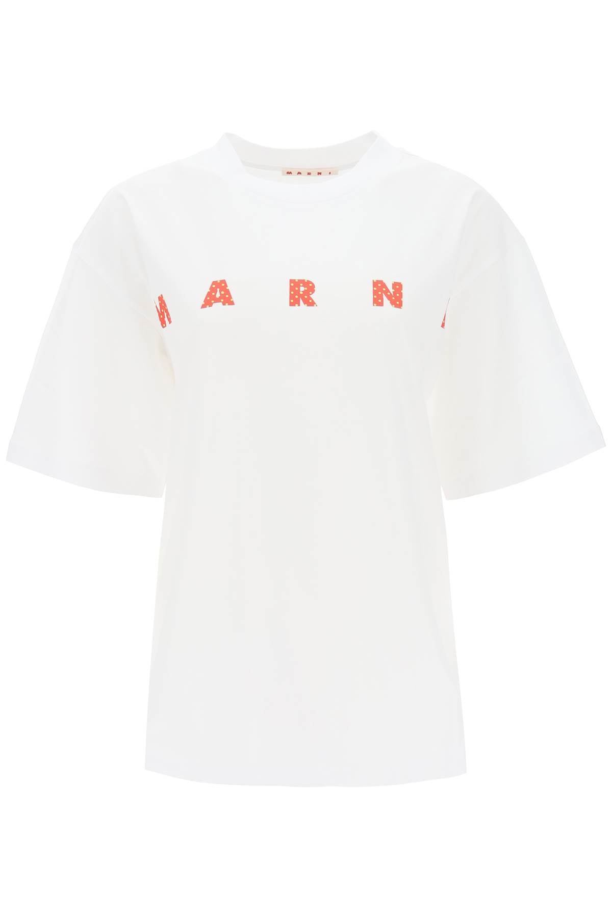 Marni-T Shirt Stampa Logo-Donna