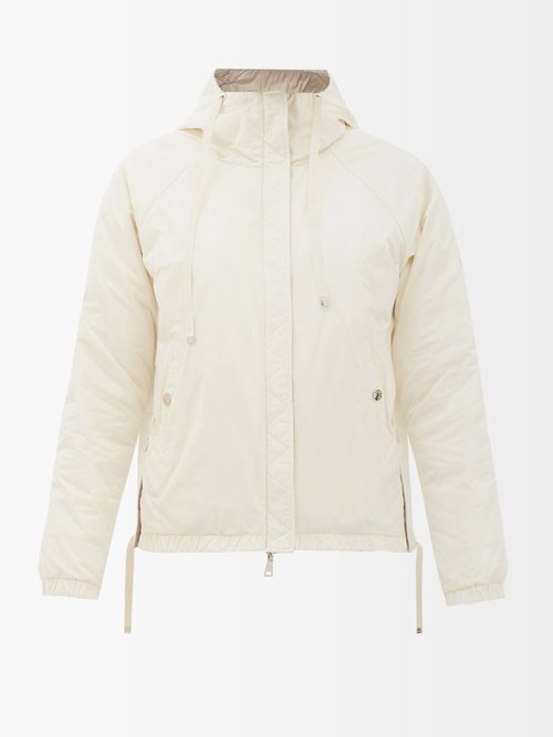 Moncler - Esquibien Reversible Shell Down Jacket - Womens - Beige White