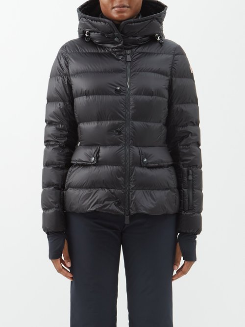 Moncler Grenoble - Armonique Padded Nylon-léger Hooded Ski Jacket - Womens - Black