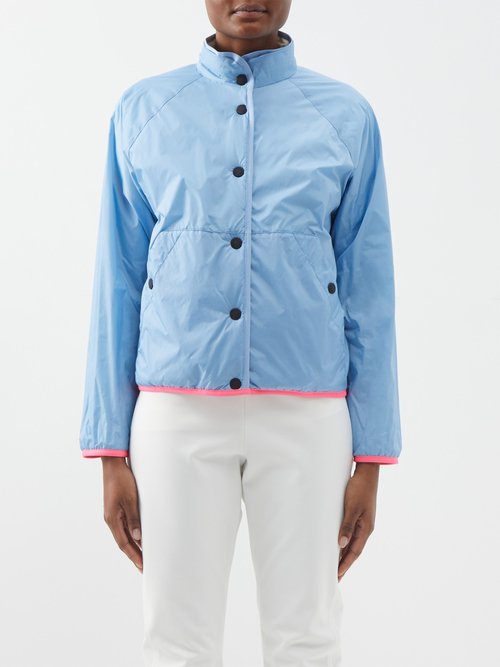 Moncler Grenoble - Reversible Fleece-lined Jacket - Womens - Light Blue