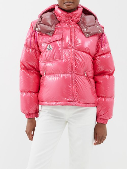 Moncler - Karakorum Detachable-sleeve Down Jacket - Womens - Pink