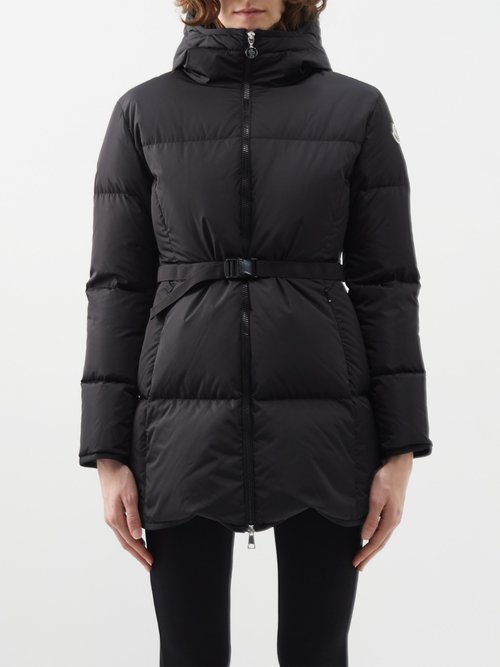 Moncler - Sirli Hooded Quilted Down Jacket - Womens - Black