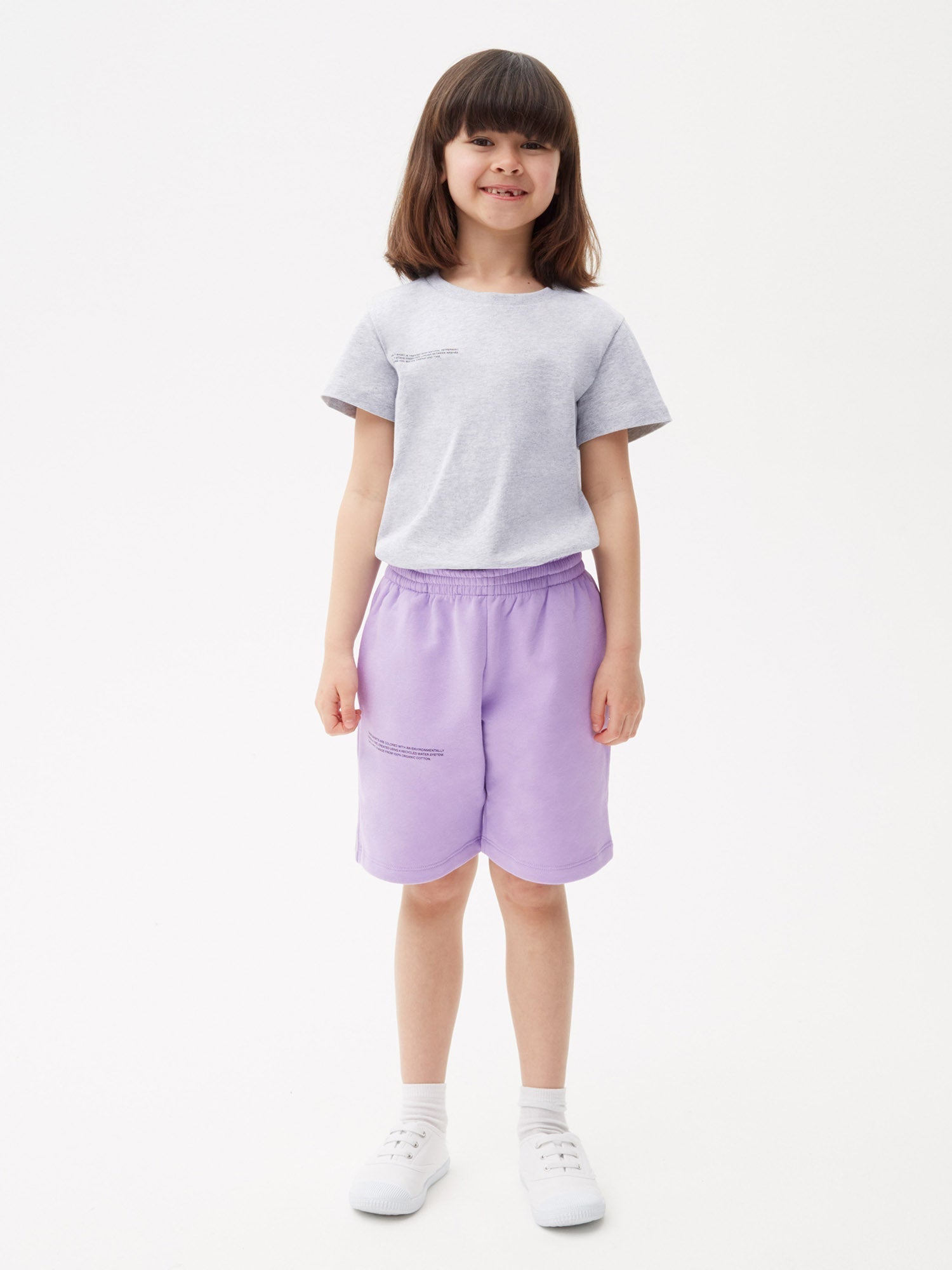 PANGAIA - Kids' 365 Midweight Long Shorts - orchid purple 5-6YR