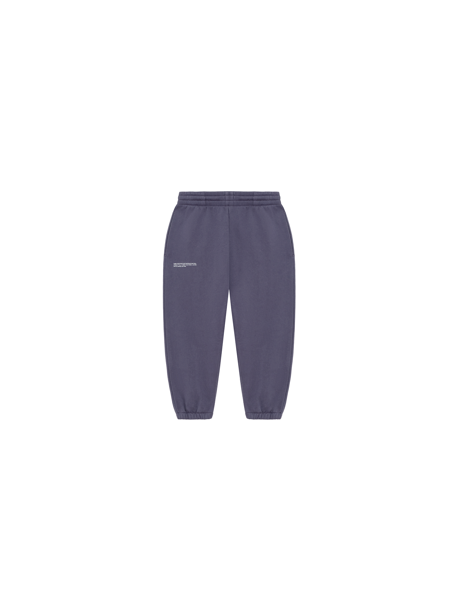 PANGAIA - Kids' 365 Midweight Track Pants - slate blue 9-10YR