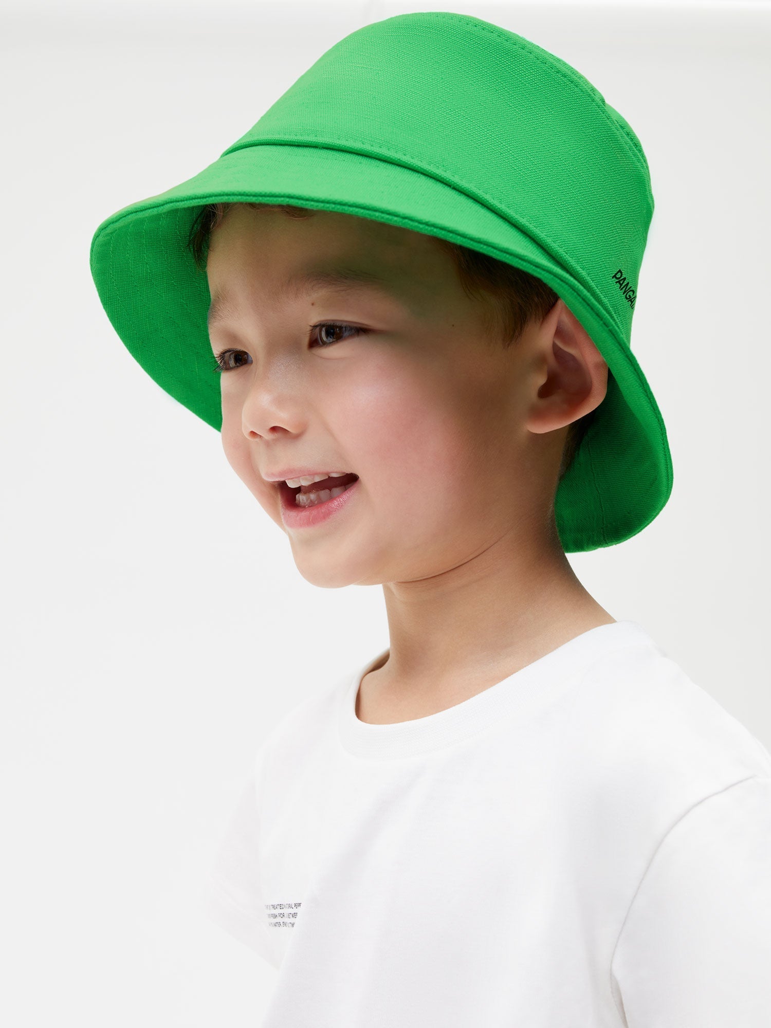 PANGAIA - Kids Oilseed Hemp Canvas Bucket Hat - jade green M