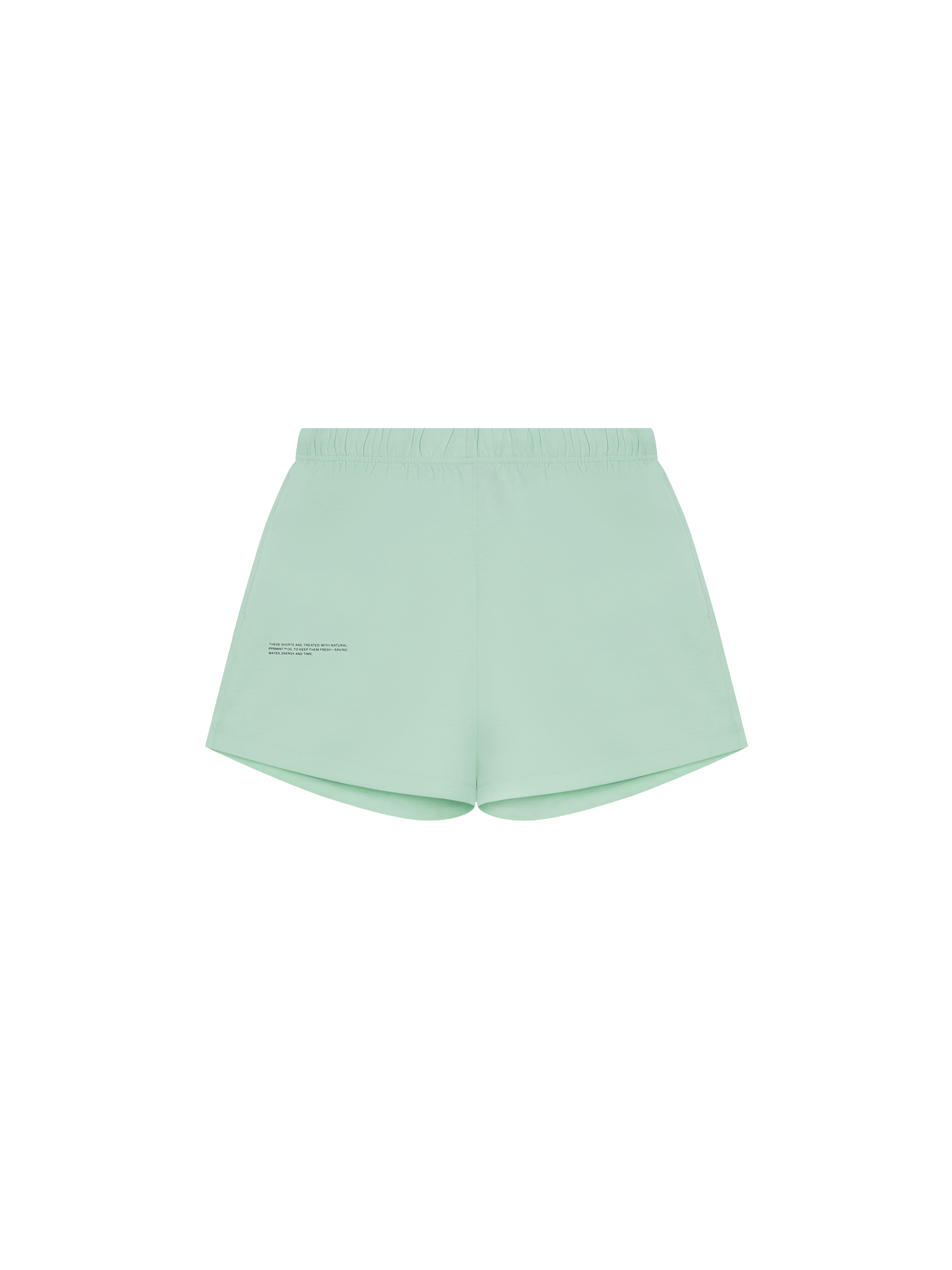 PANGAIA - Organic Cotton Pajama Loose Shorts - lagoon green S