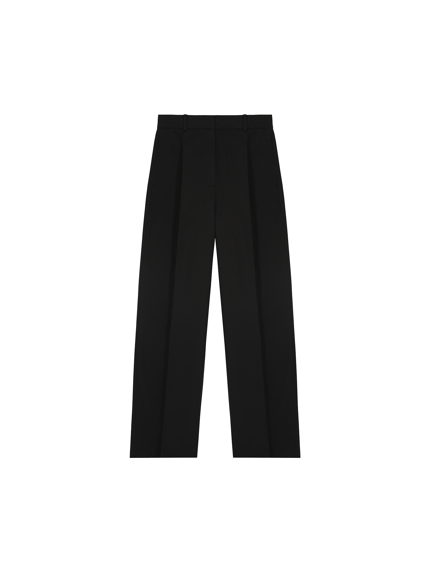 PANGAIA - Women's Organic Cotton Tailored Trousers - black XS