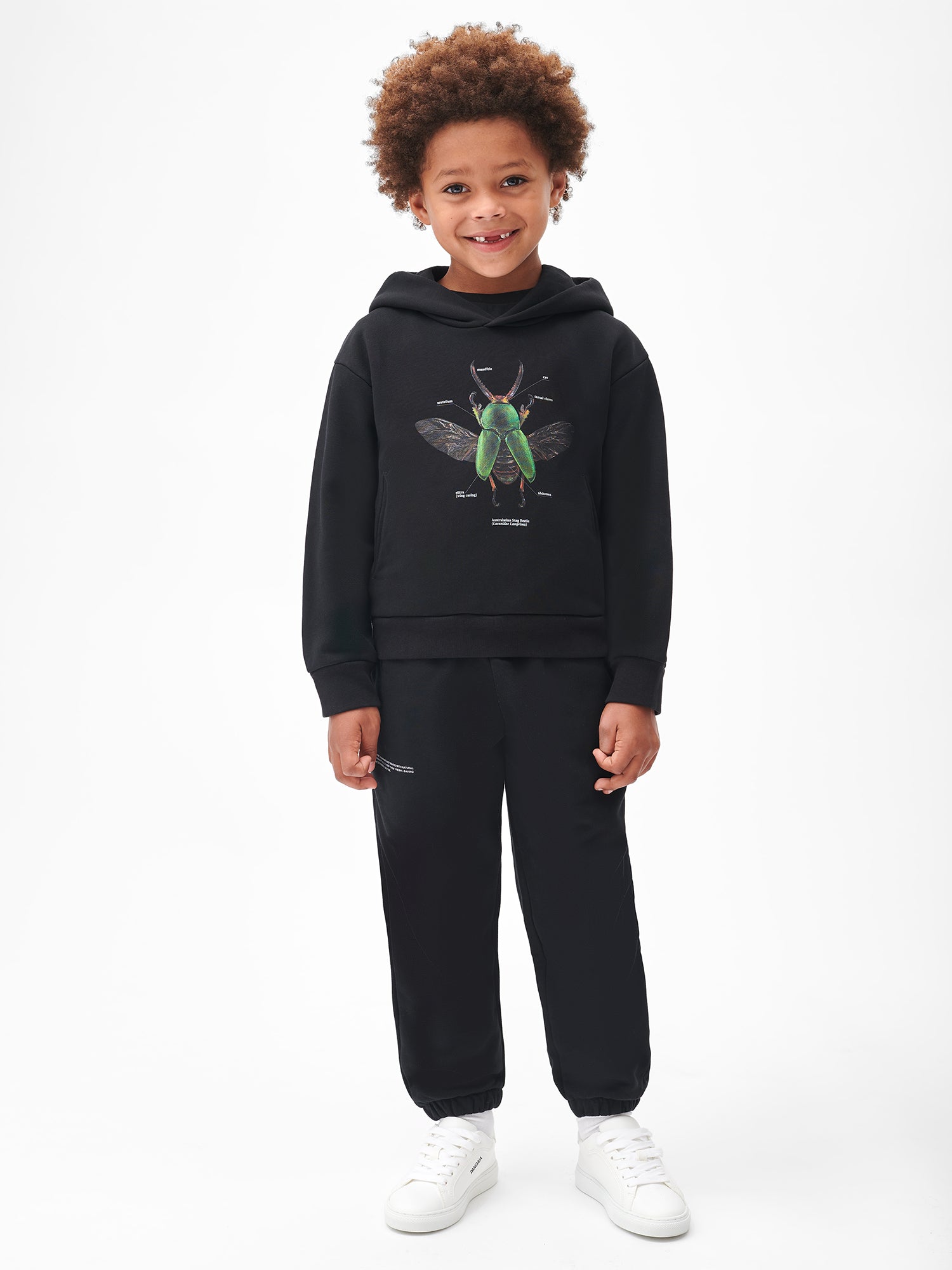 PANGAIA X Levon Biss Kids' Sawtooth Beetle Hoodie - black 3-4YR