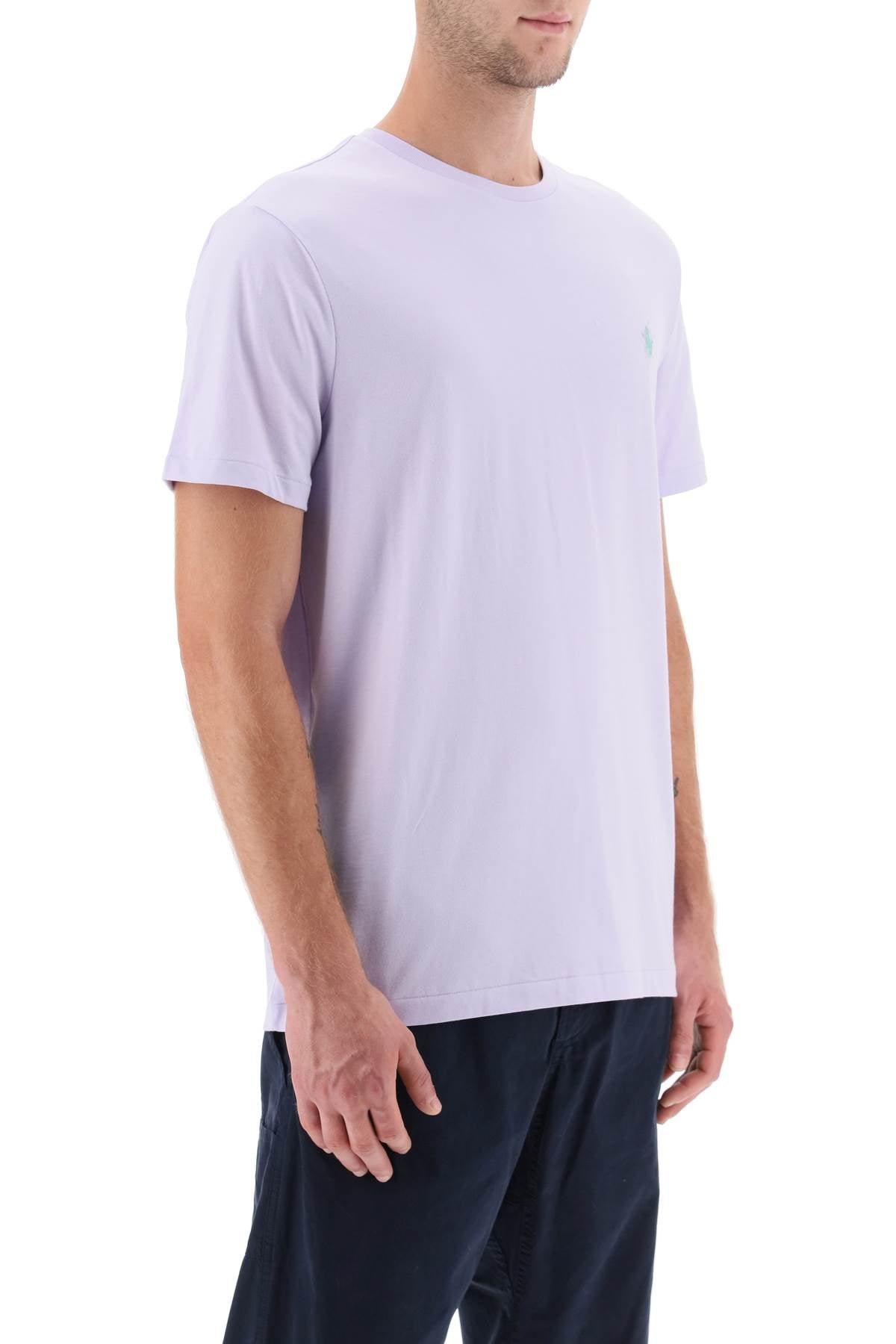 Polo Ralph Lauren-T Shirt Custom Slim Fit Ricamo Logo-Uomo