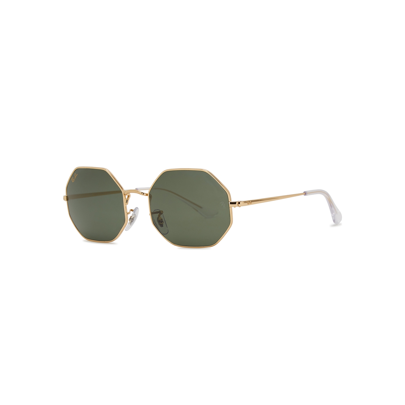 Ray-Ban 1972 Legend Gold-tone Octagon-frame, Sunglasses, Green Lenses